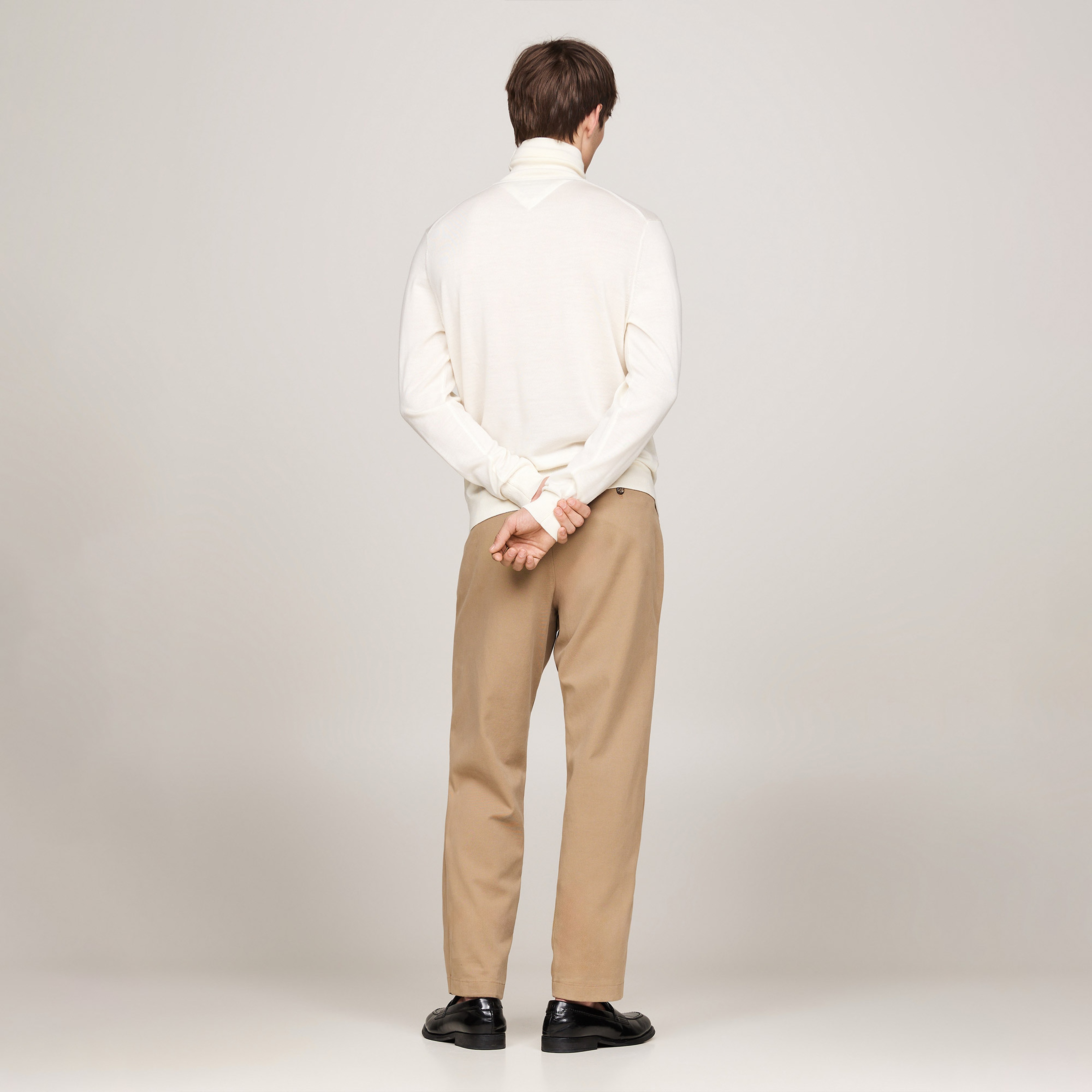 Tommy Hilfiger Erkek Beyaz Triko