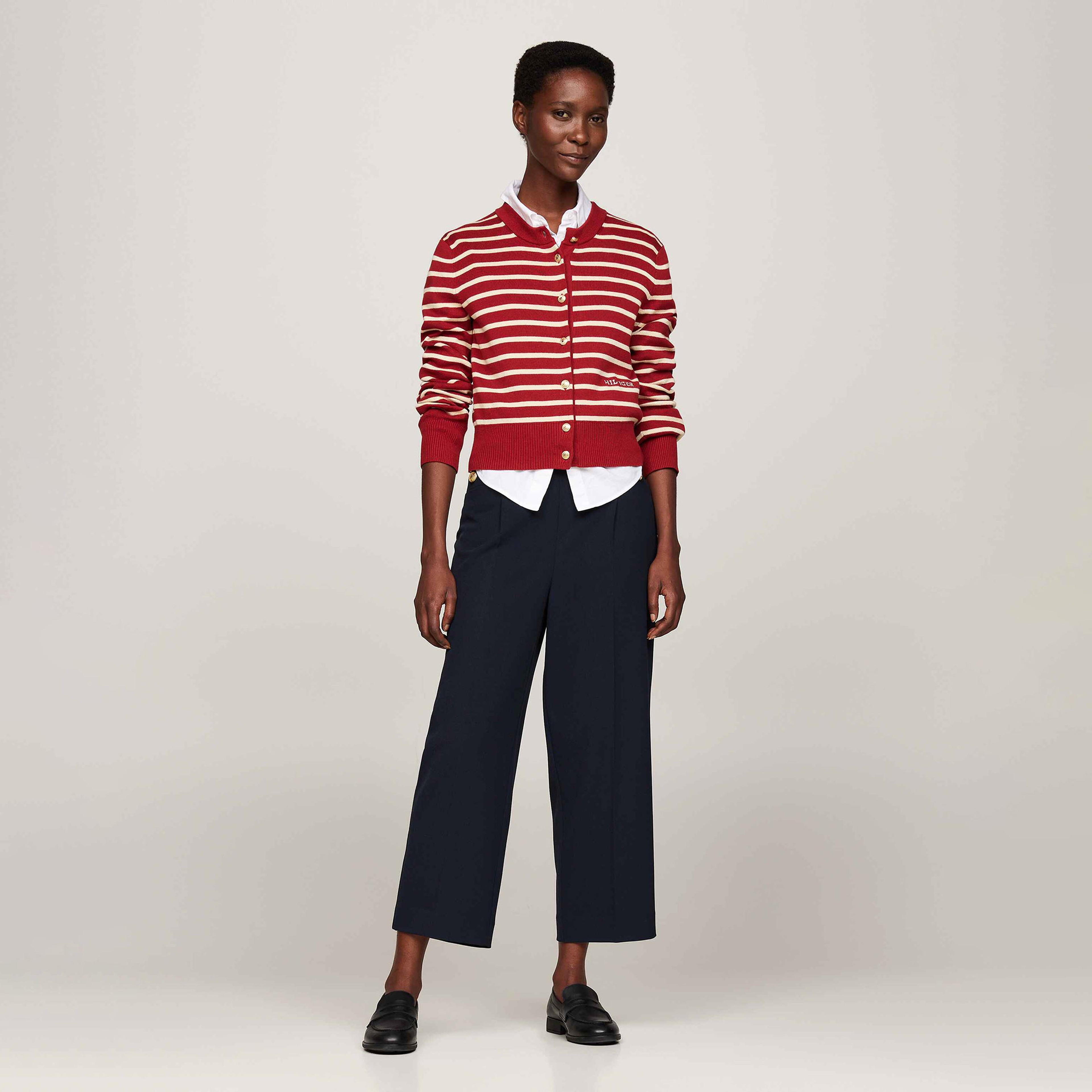 Tommy Hilfiger Kadın Beyaz Triko