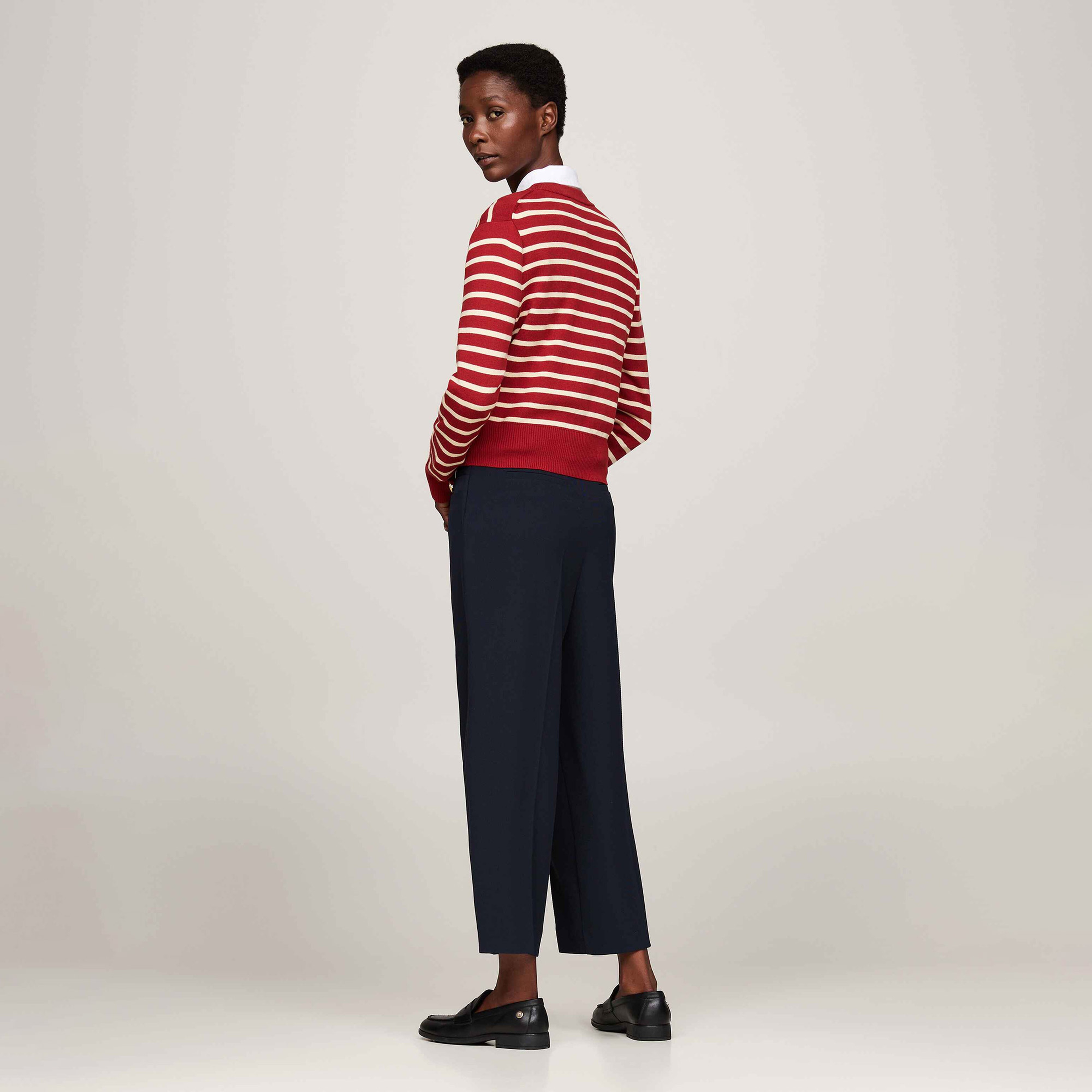 Tommy Hilfiger Kadın Beyaz Triko