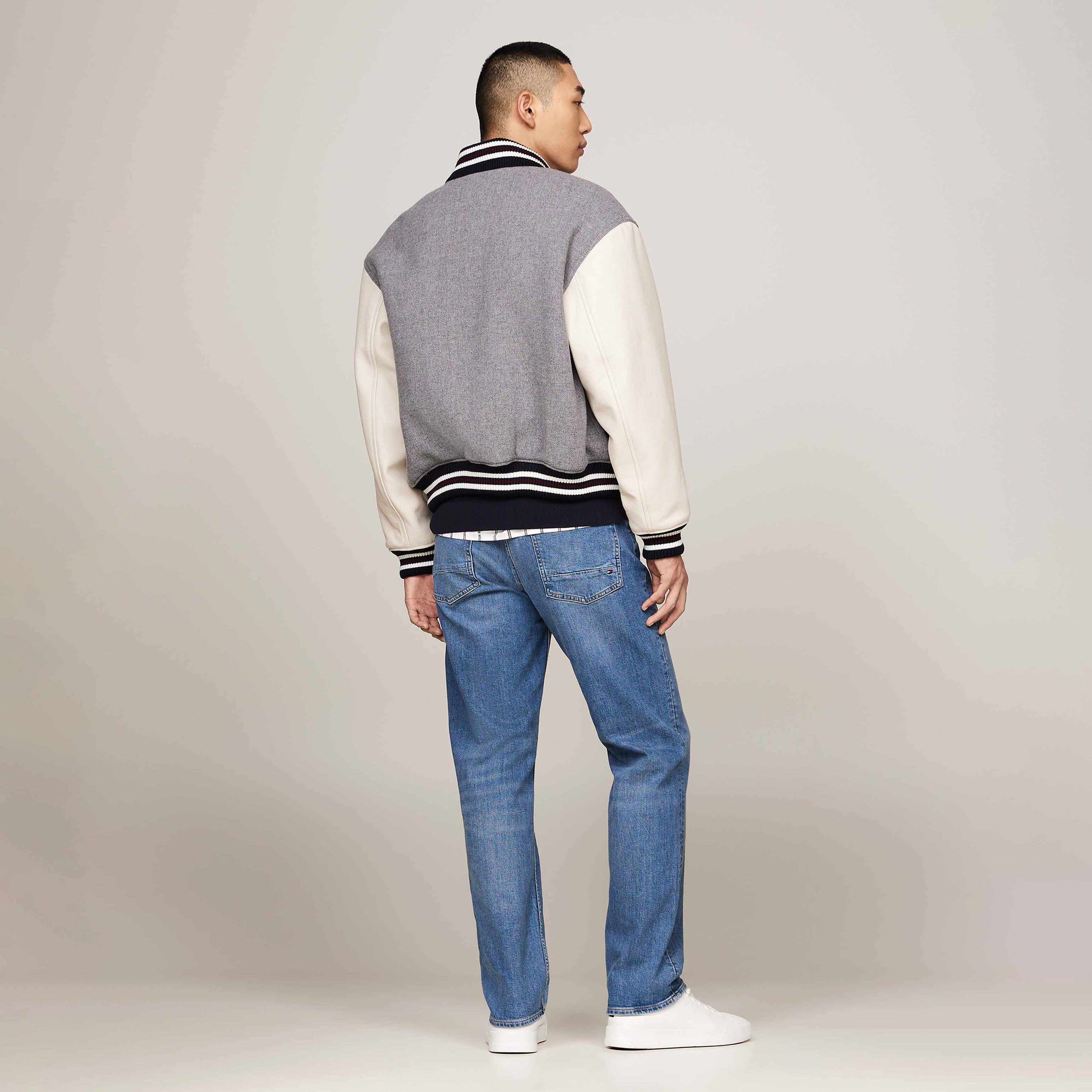 Tommy Hilfiger Erkek Gri Mont