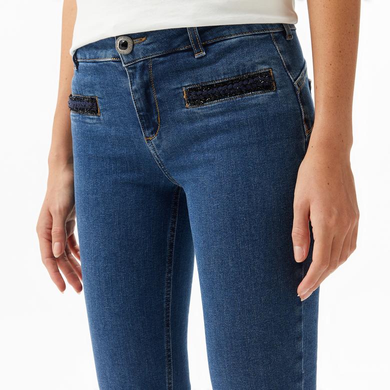 Liu Jo Kadın Mavi Jean