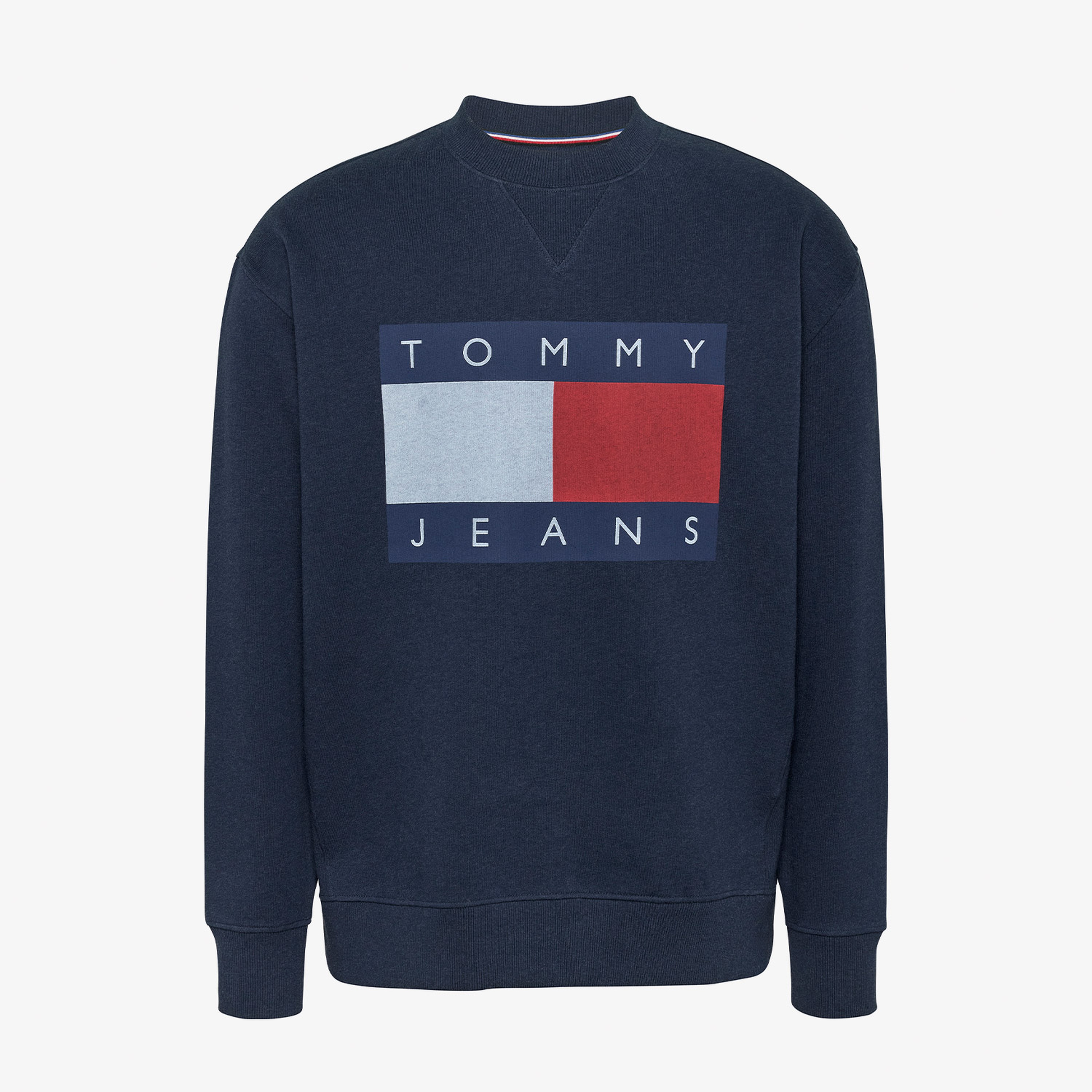 Tommy Jeans Erkek Mavi Sweatshirt