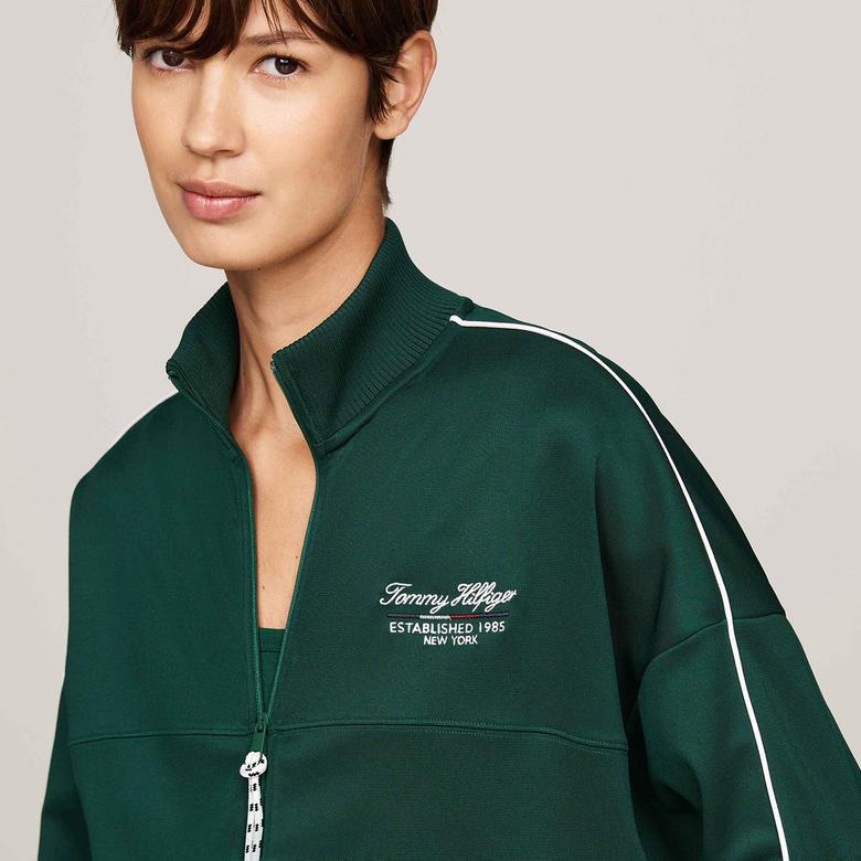 Tommy Hilfiger Kadın Yeşil Sweatshirt