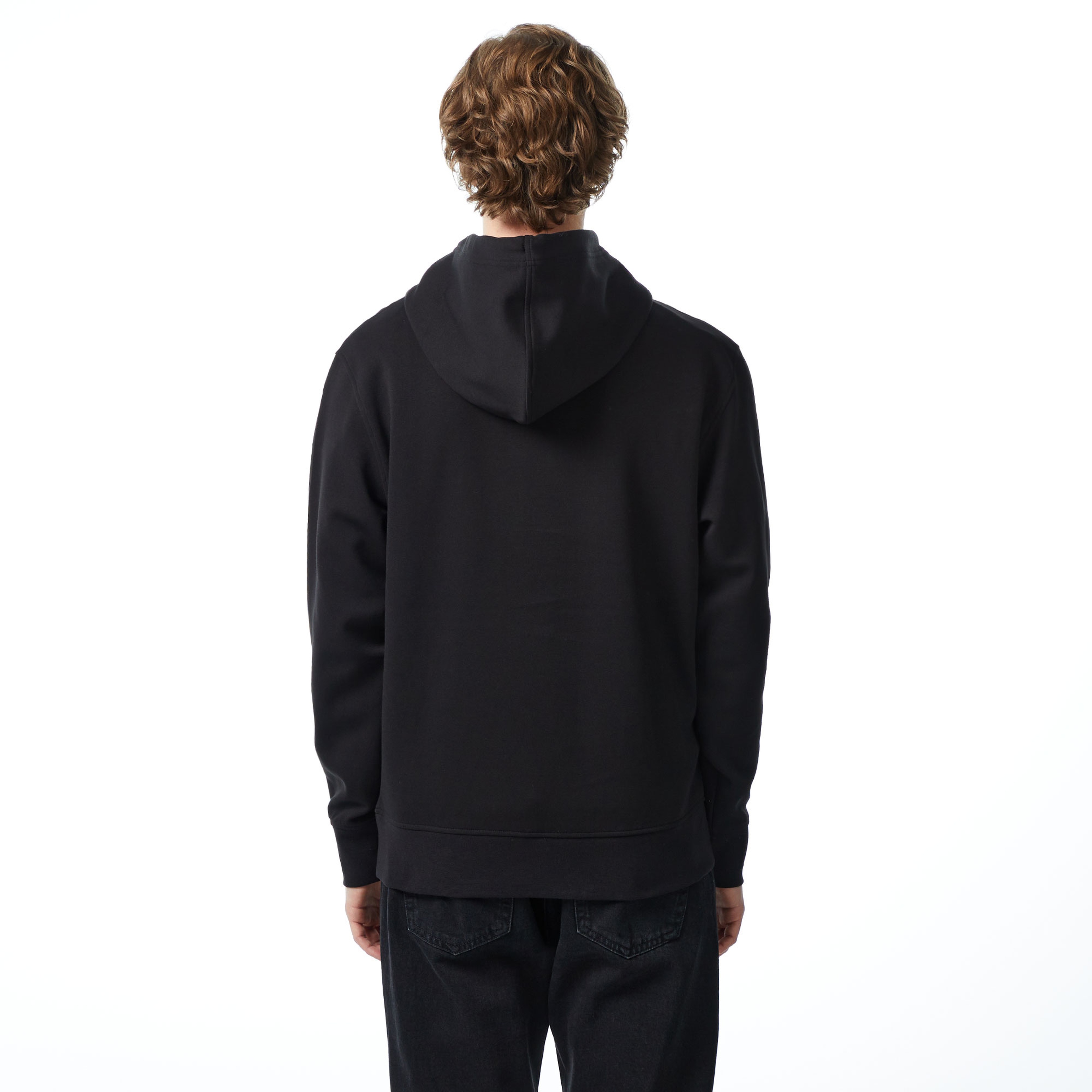 Calvin Klein Jeans Logo Repeat Erkek Siyah Sweatshirt