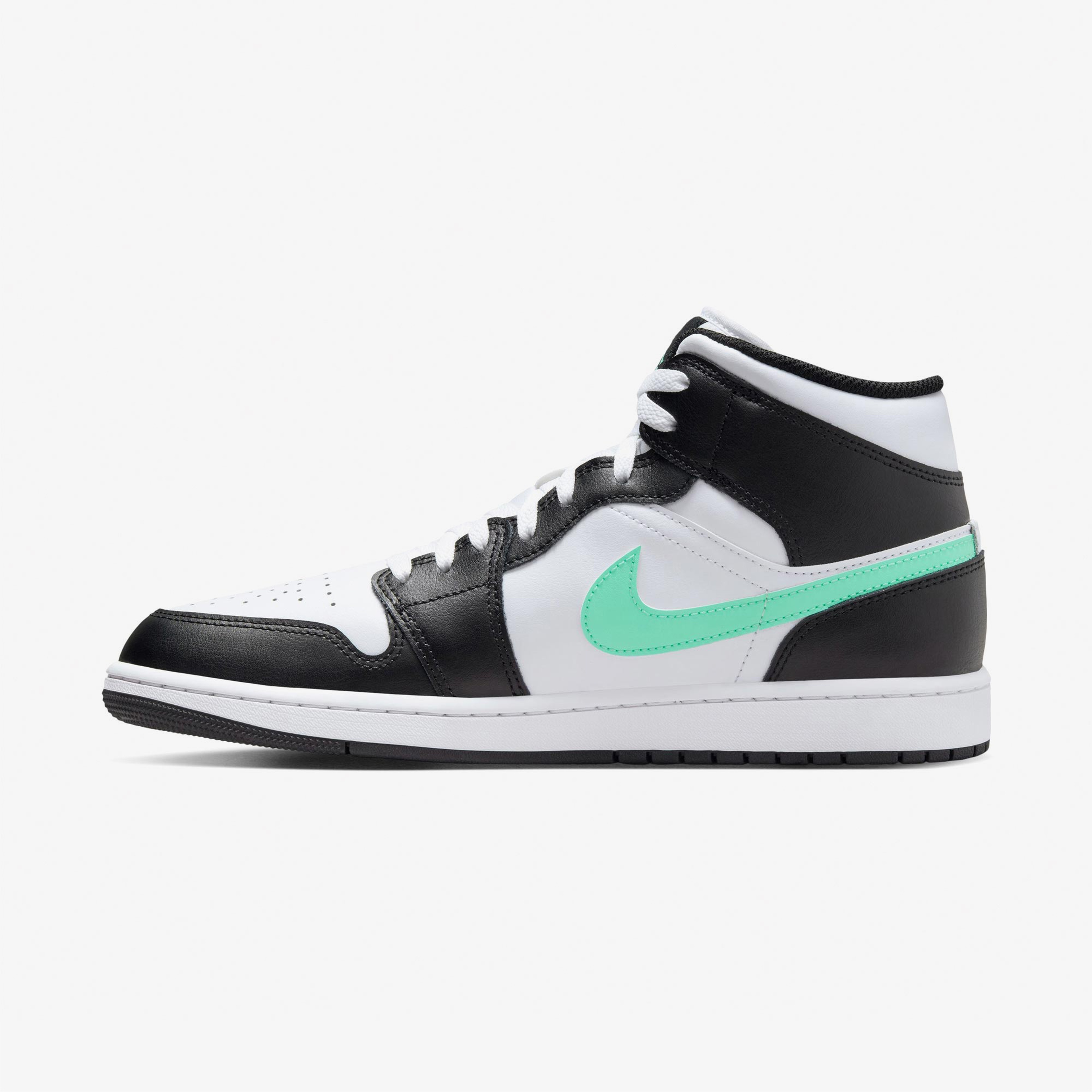 Jordan Air Jordan 1 Mid Erkek Beyaz Sneaker