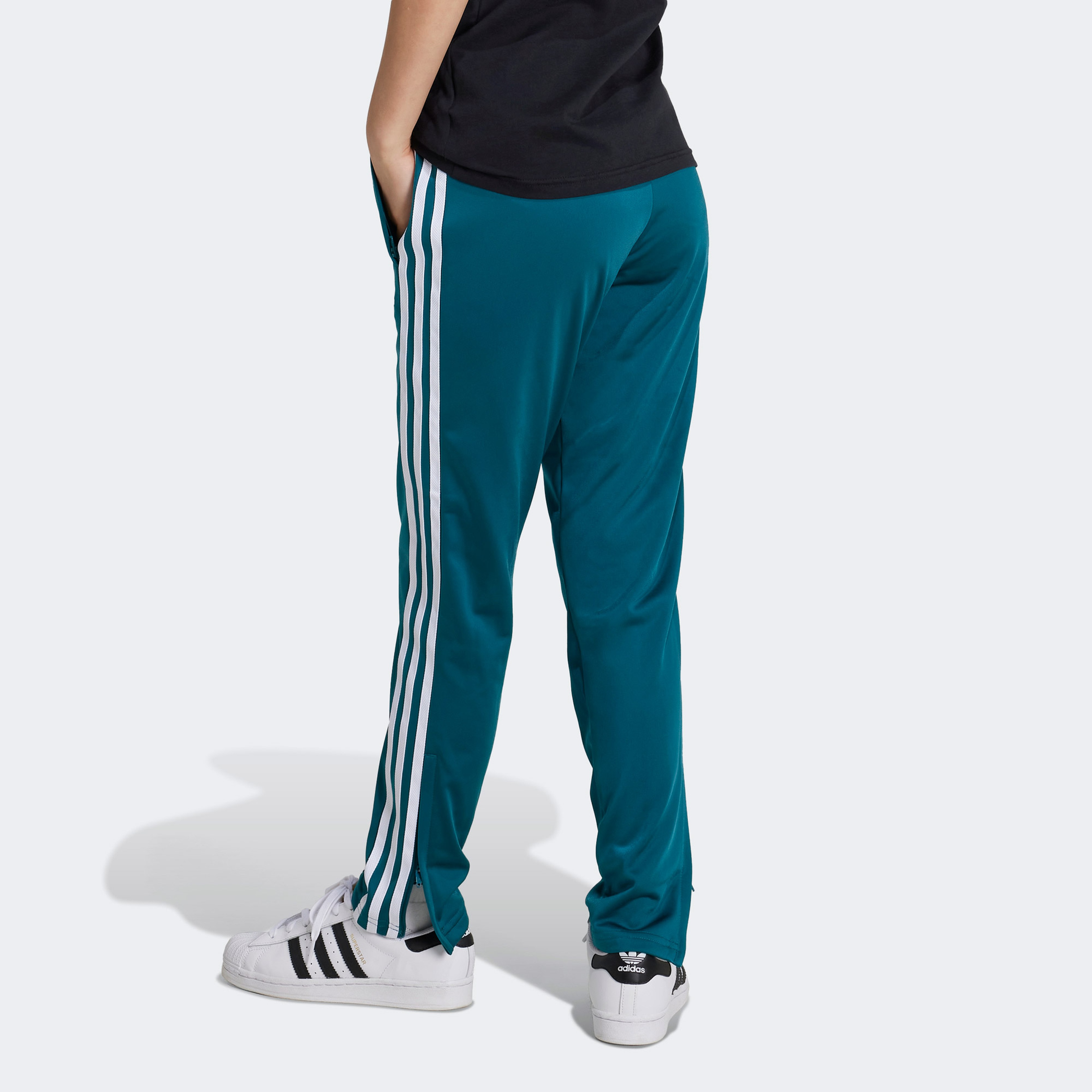 adidas Adicolor SST Open Hem Slim Çocuk Turkuaz Eşofman Altı