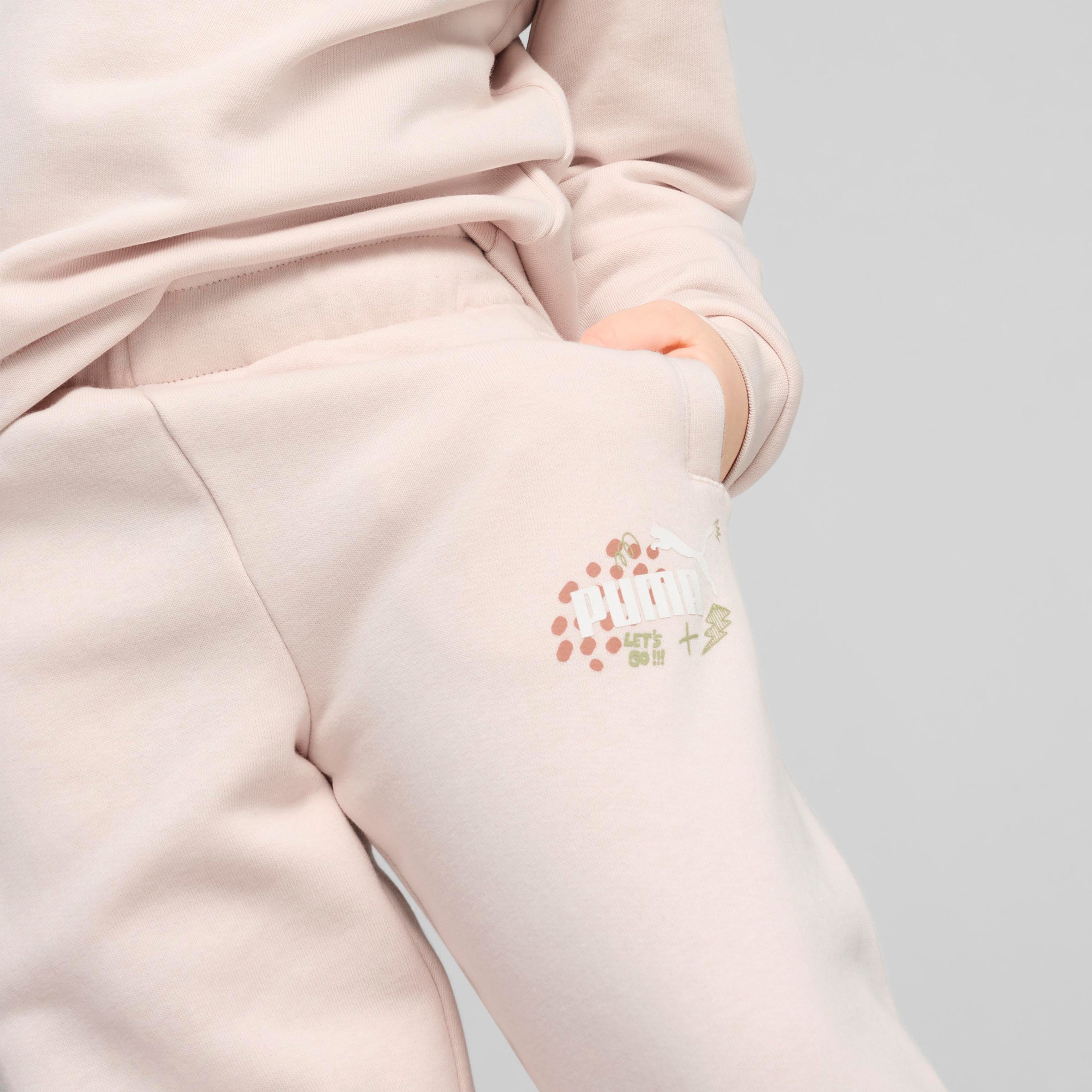 Puma Ess+ FC Çocuk Pembe Eşofman Altı