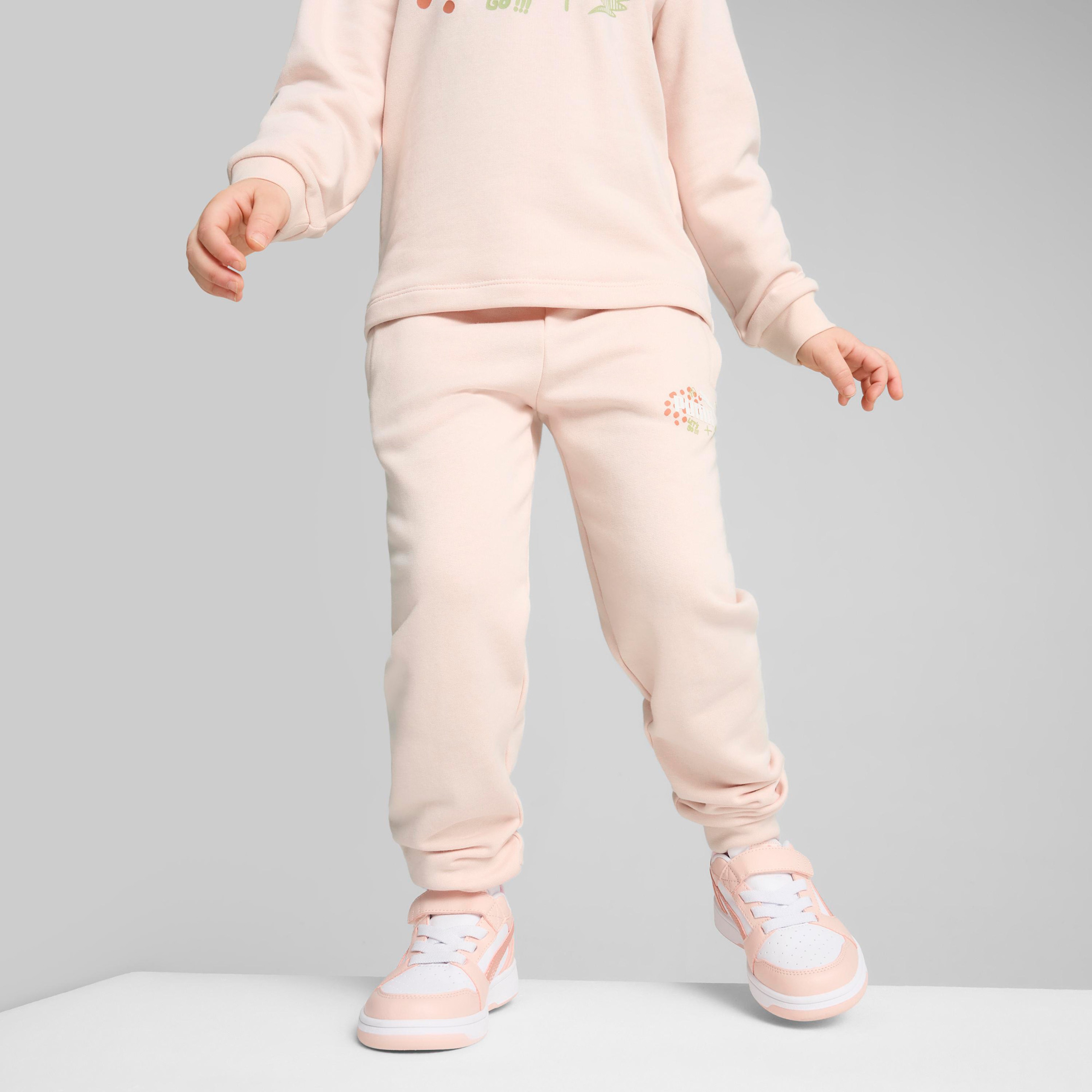 Puma Ess+ FC Çocuk Pembe Eşofman Altı