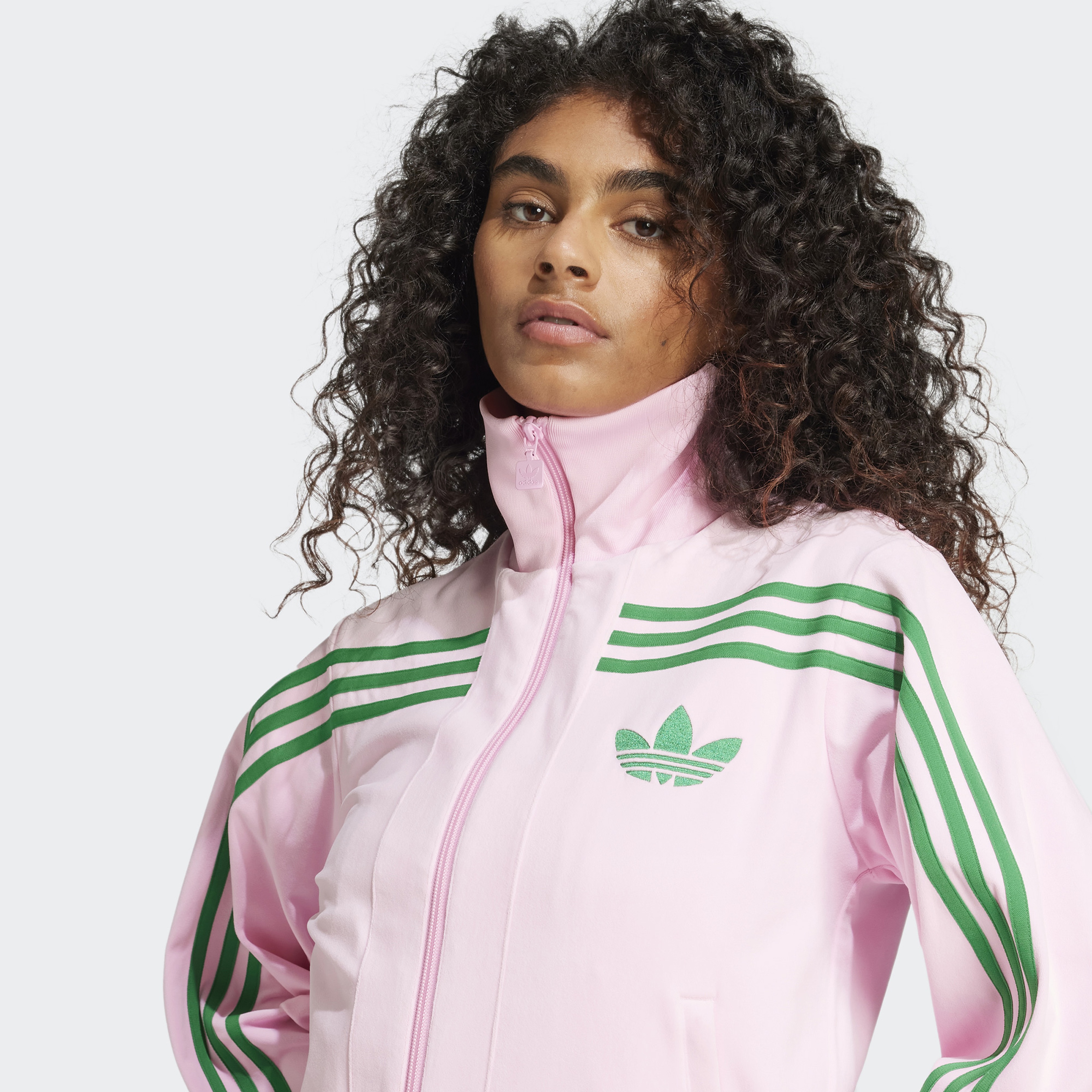 adidas 70S Velour Kadın Pembe Ceket
