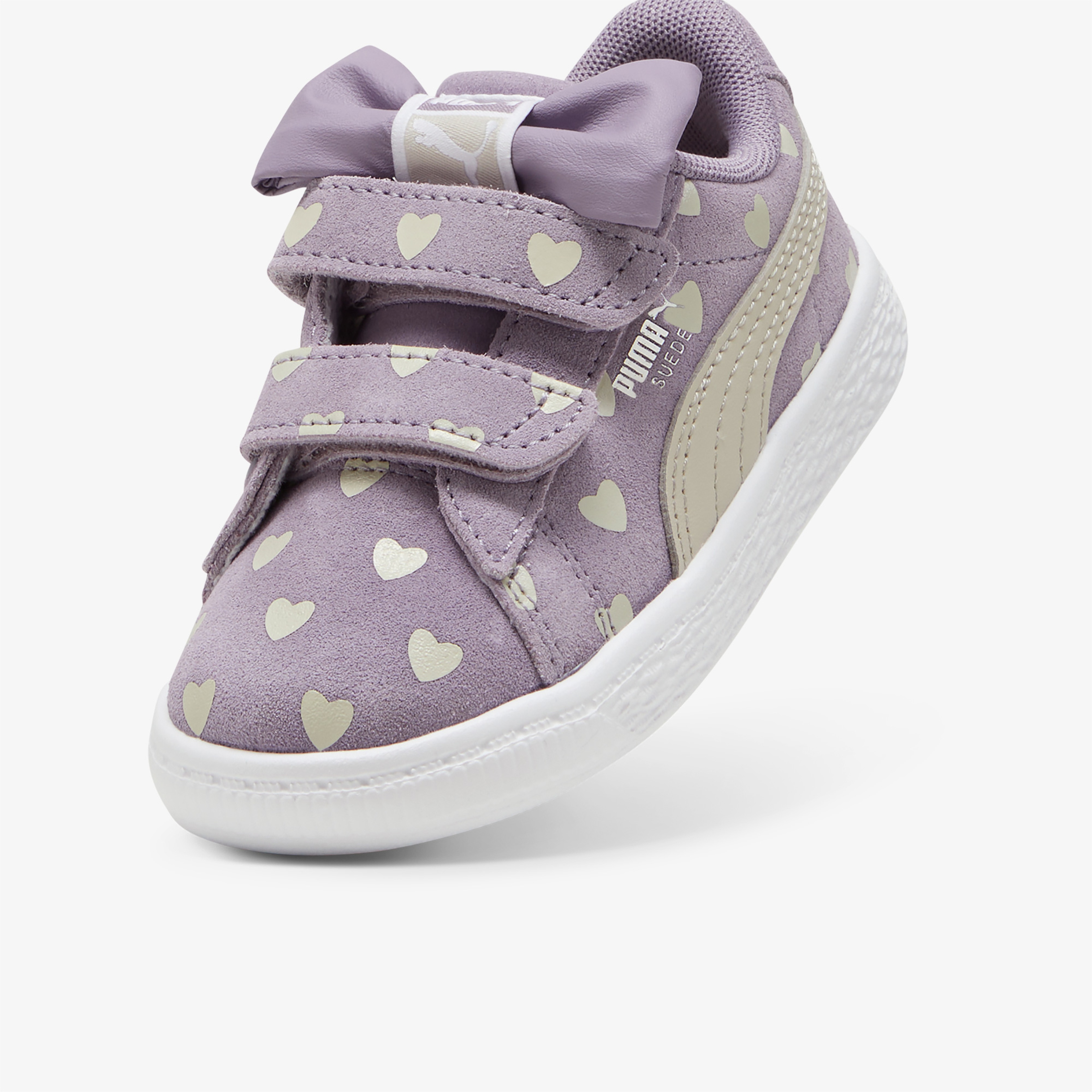 Puma Suede Classic Re-Bow V AC Bebek Mor Kalpli Spor Ayakkabı