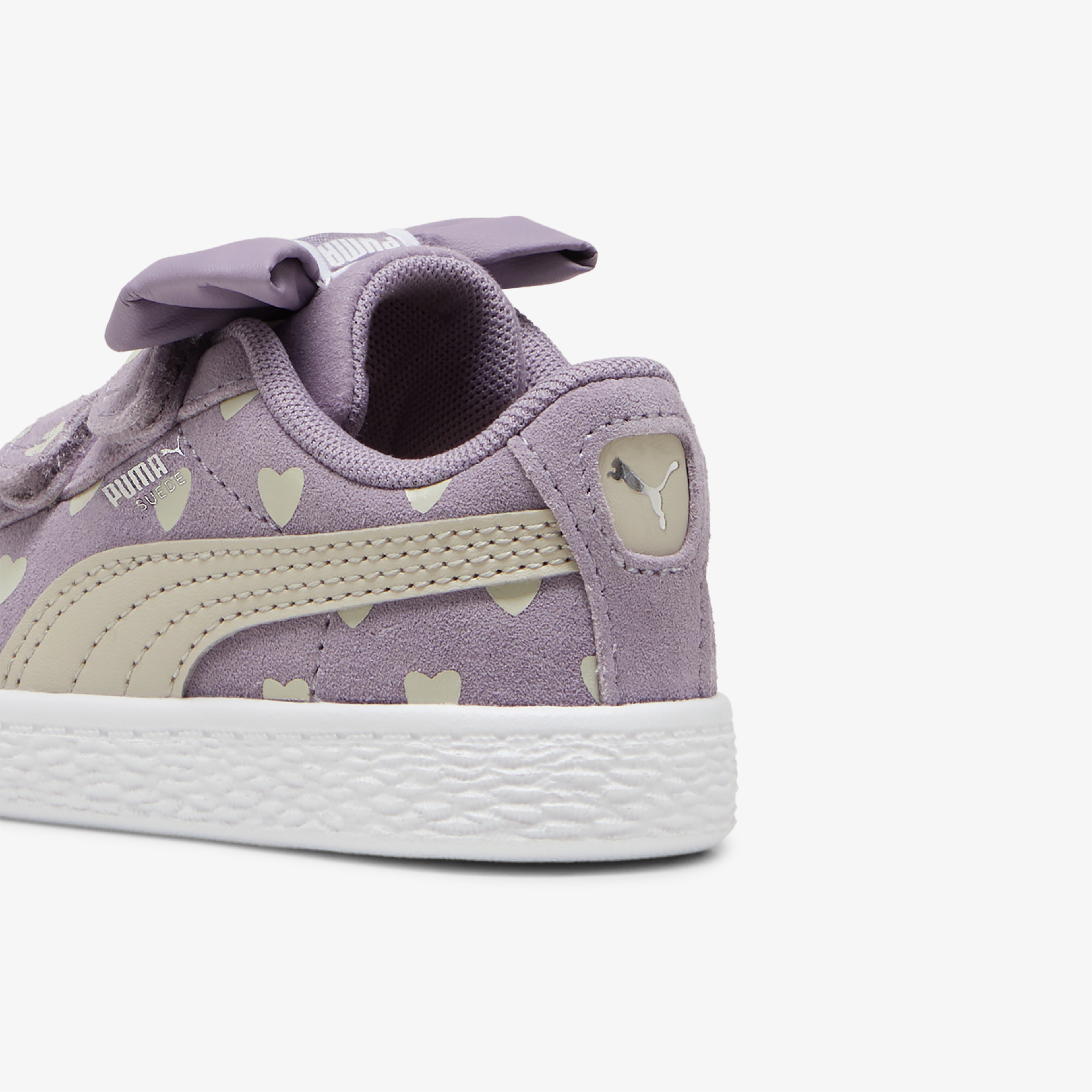 Puma Suede Classic Re-Bow V AC Bebek Mor Kalpli Spor Ayakkabı