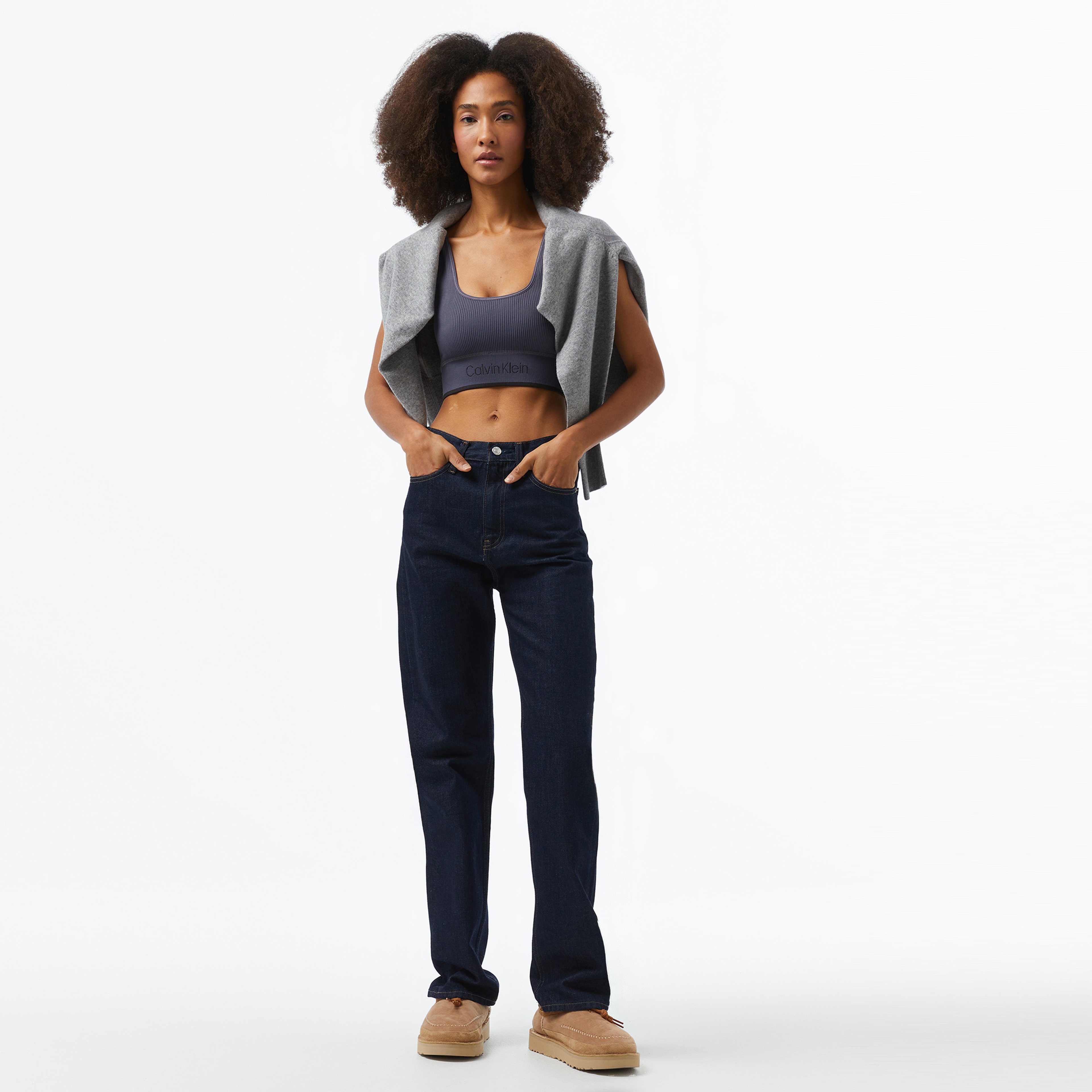 Calvin Klein Kadın Mavi Bra & Spor Sütyeni