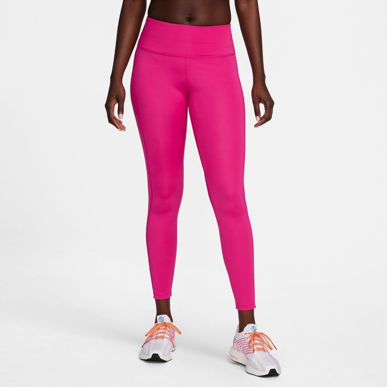Nike Dri-FIT Fast Swoosh 7/8 Kadın Pembe Tayt