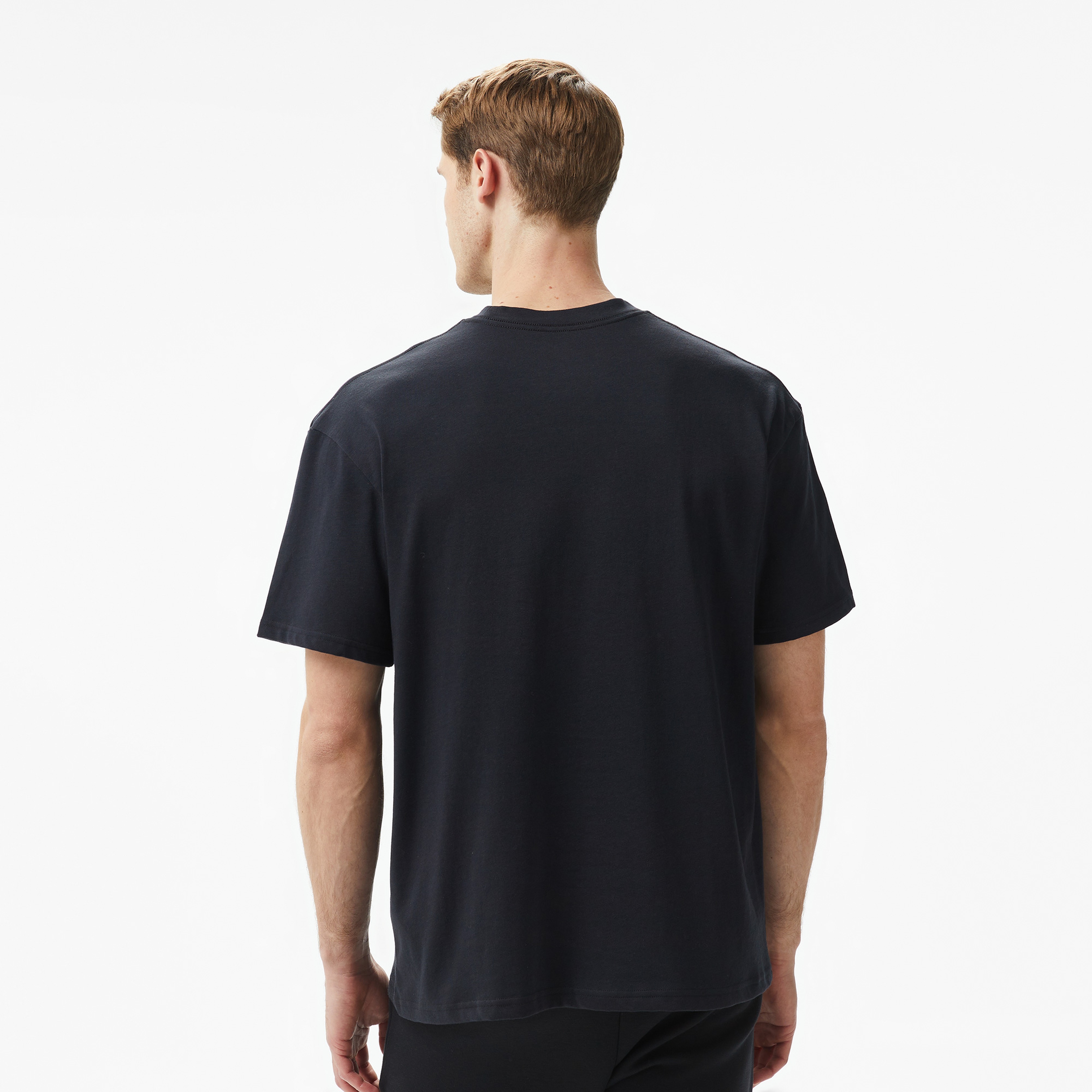 Under Armour Heavyweight Oversized Sm Box Erkek Siyah T-Shirt