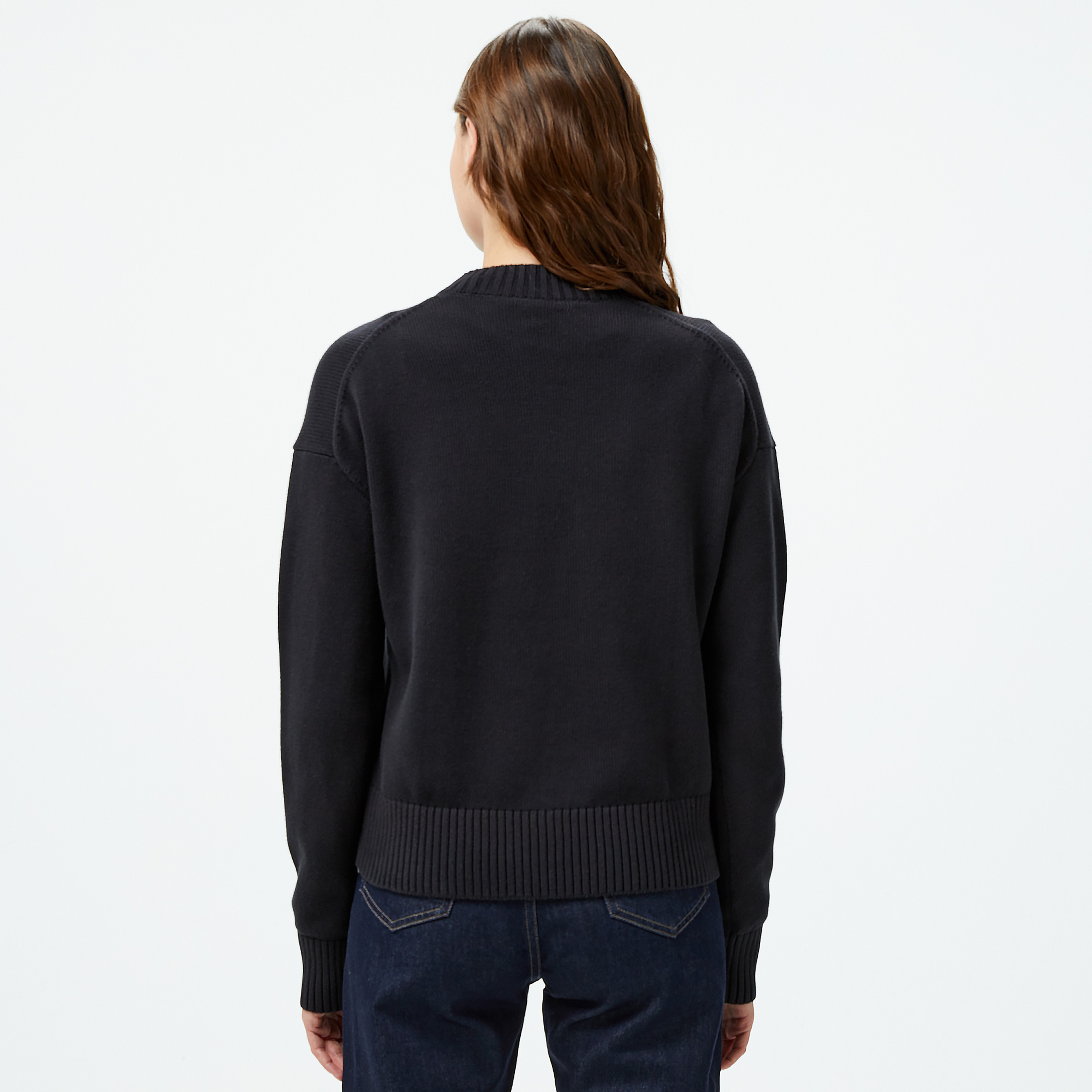 Calvin Klein Jeans Kadın Siyah Triko