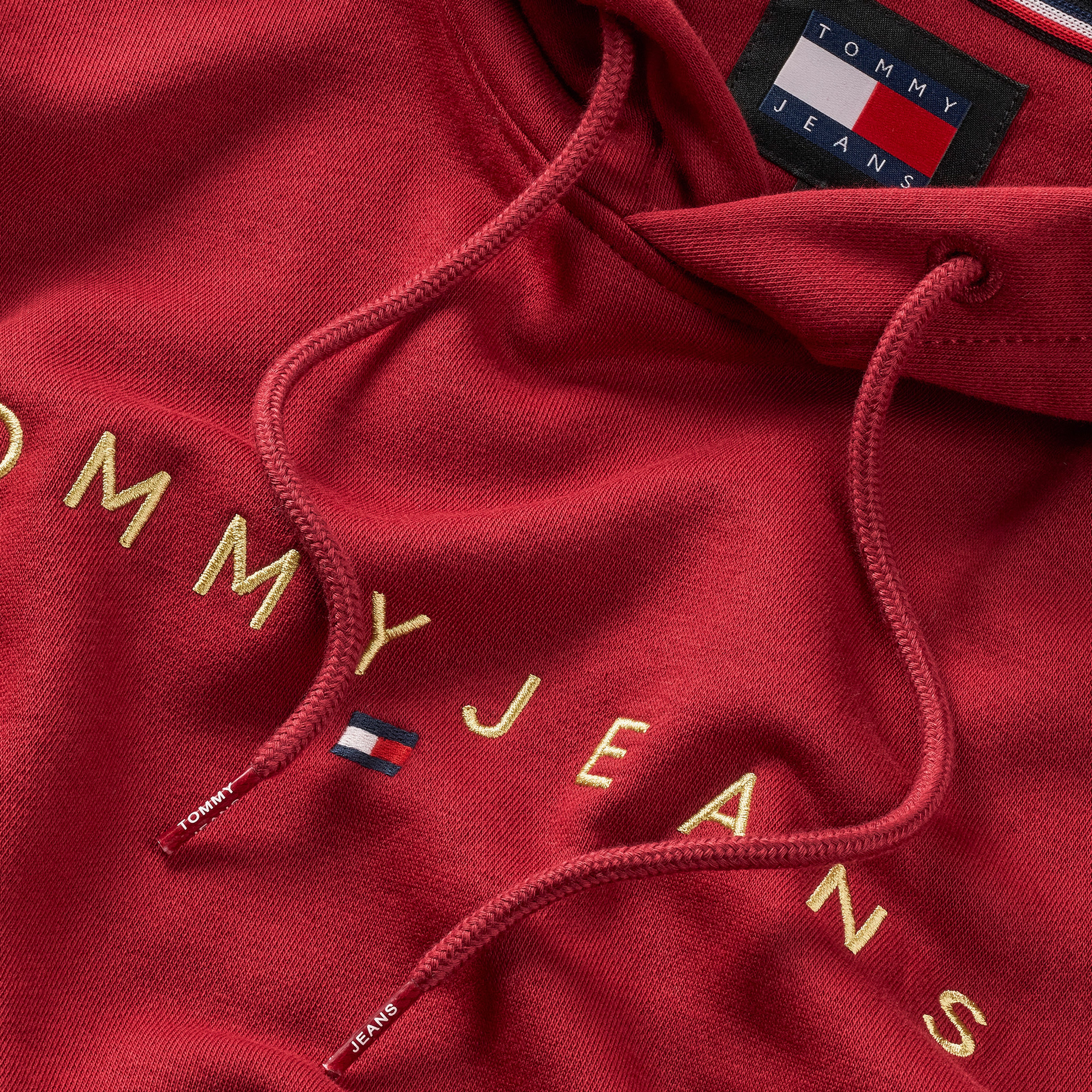 Tommy Jeans Erkek Kırmızı Sweatshirt
