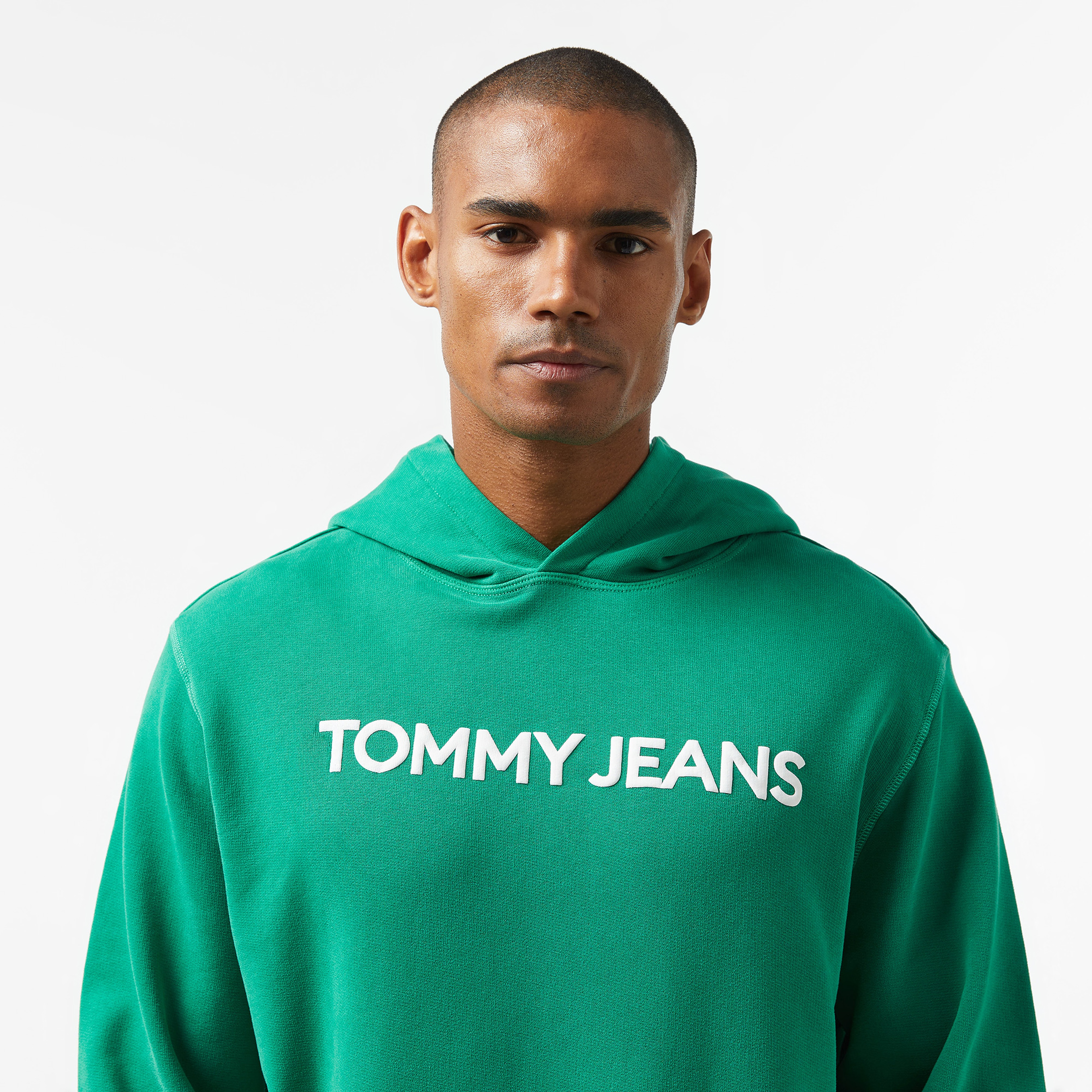 Tommy Jeans Erkek Yeşil Sweatshirt