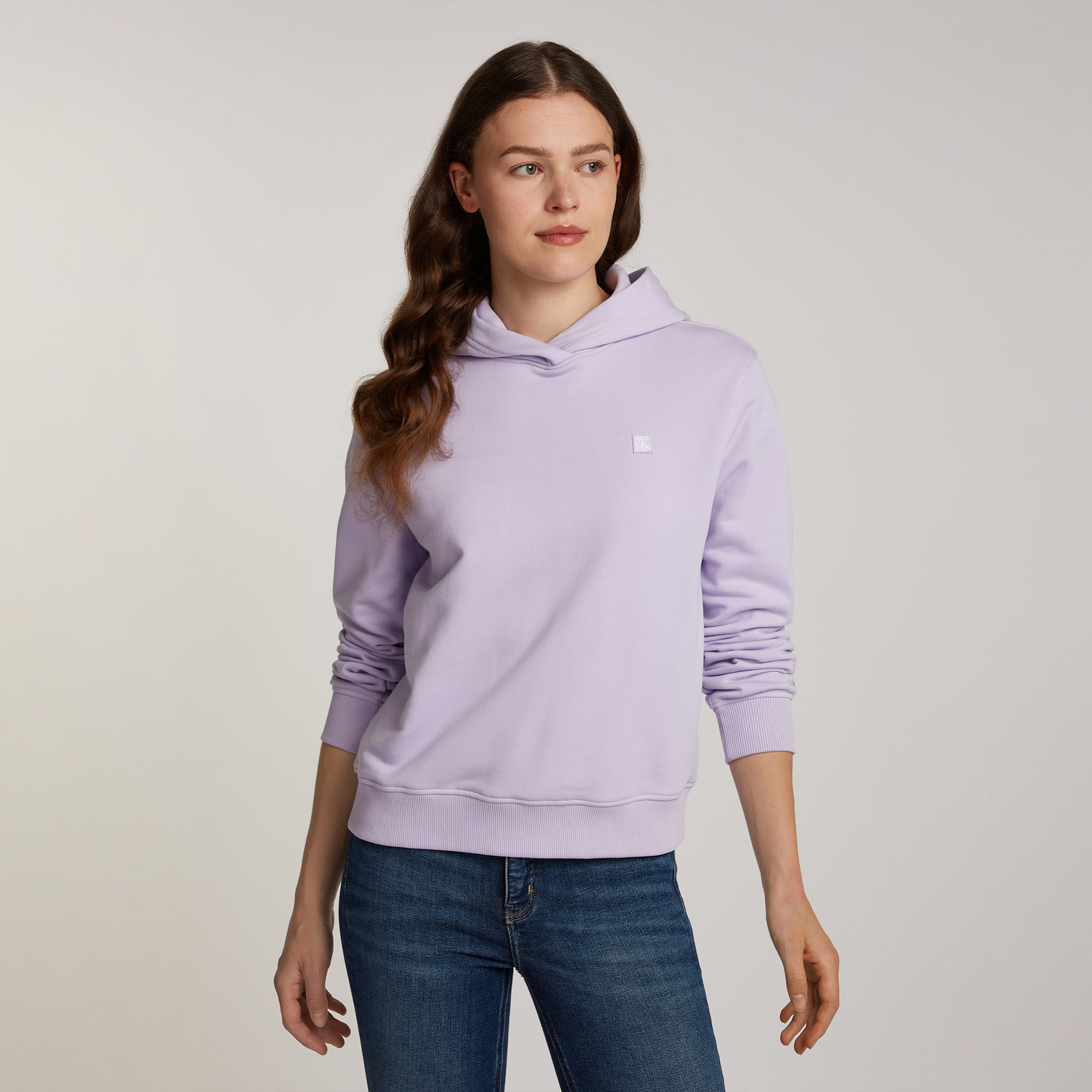 Calvin Klein Jeans Kadın Mor Sweatshirt