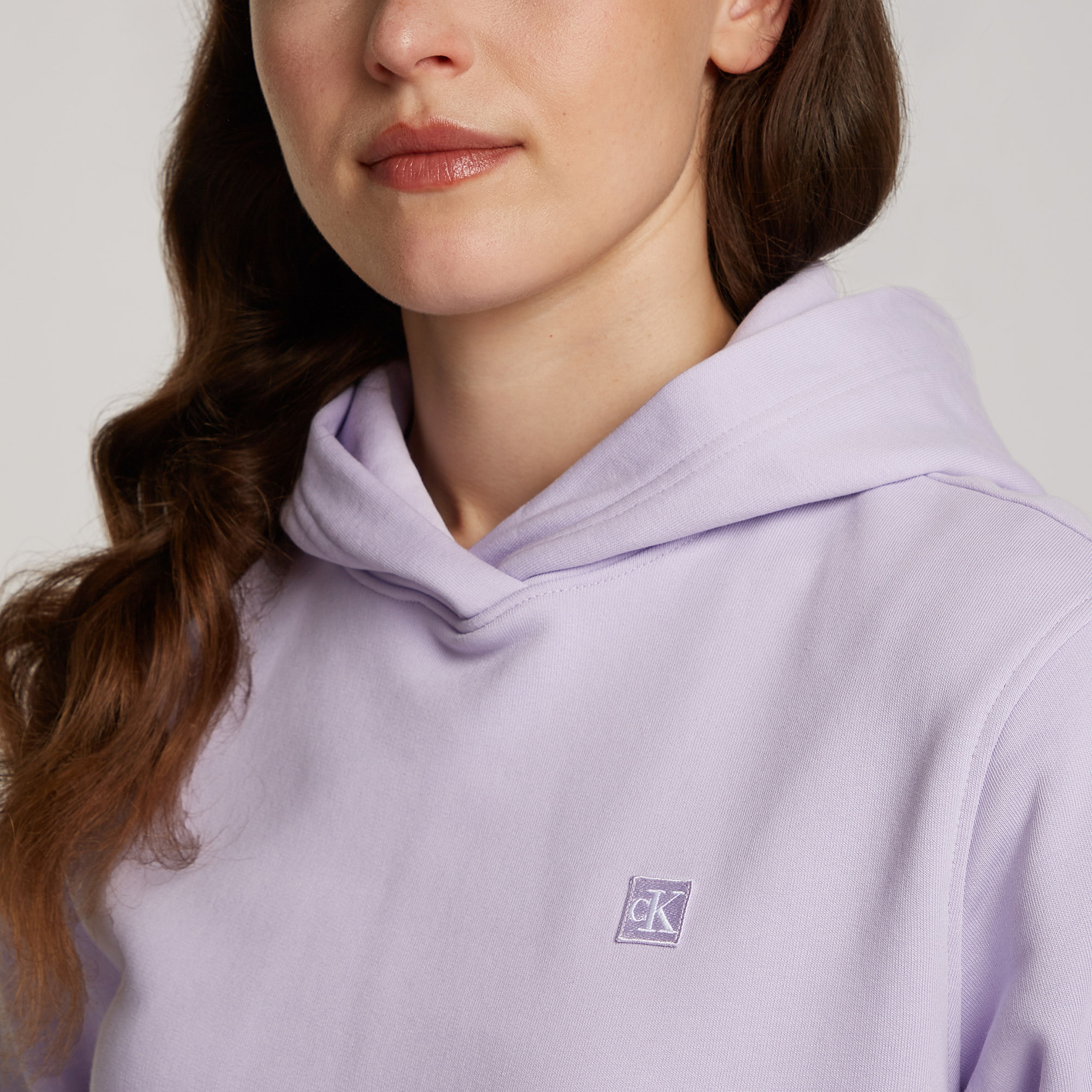 Calvin Klein Jeans Kadın Mor Sweatshirt