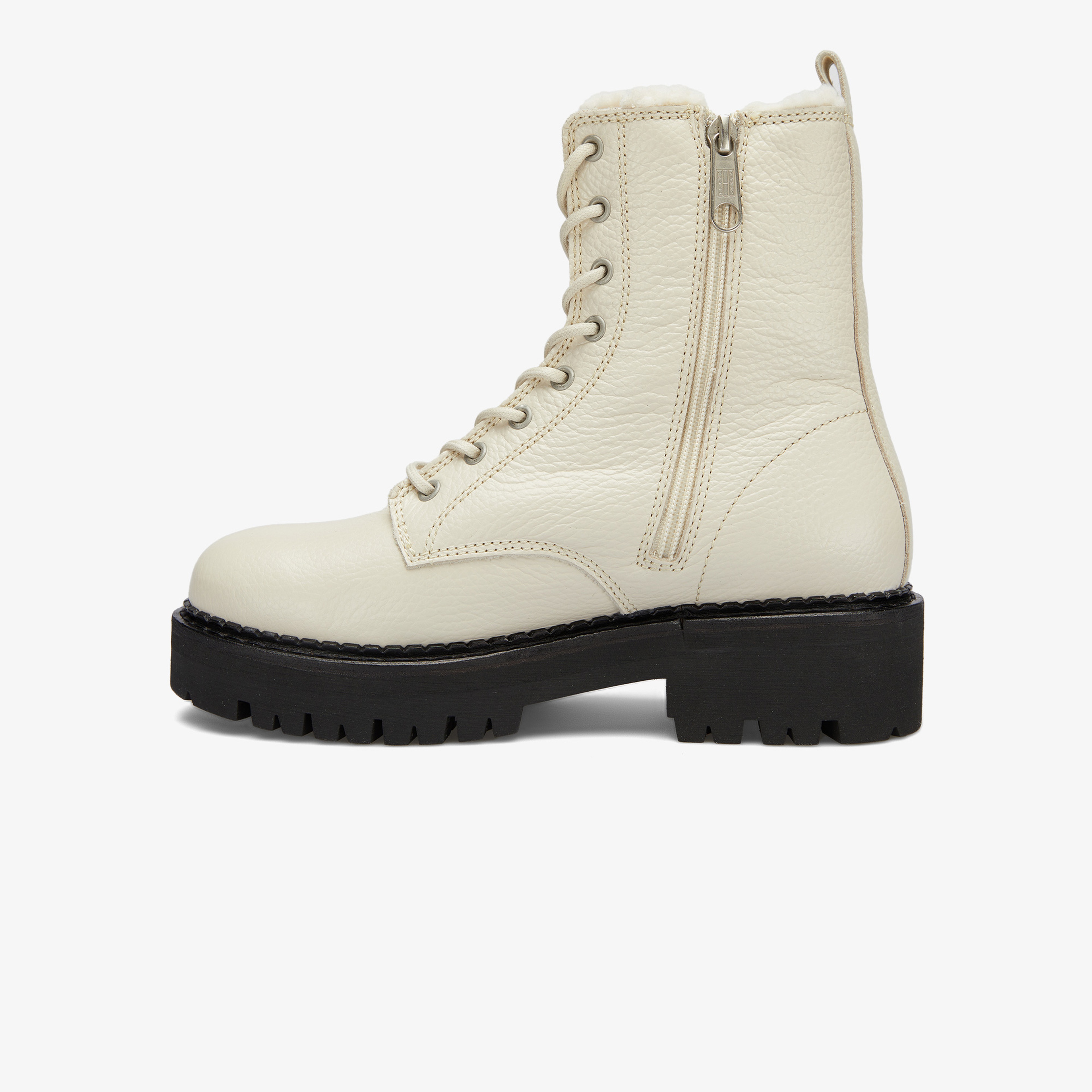 Tommy Hilfiger Tjw Urban Boot Tumbled Ltr Wl Kadın Krem Bot