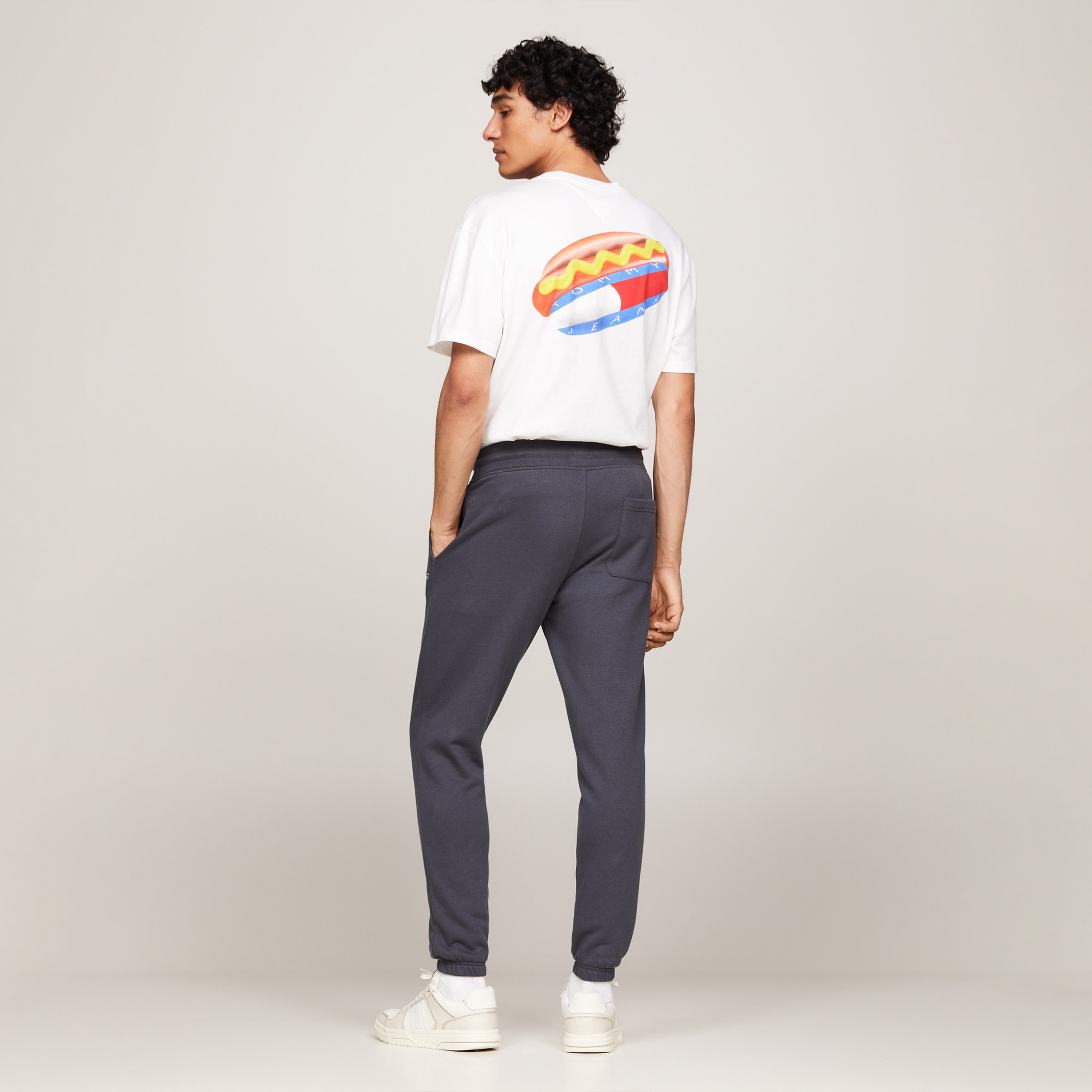 Tommy Jeans Erkek Gri Eşofman Altı