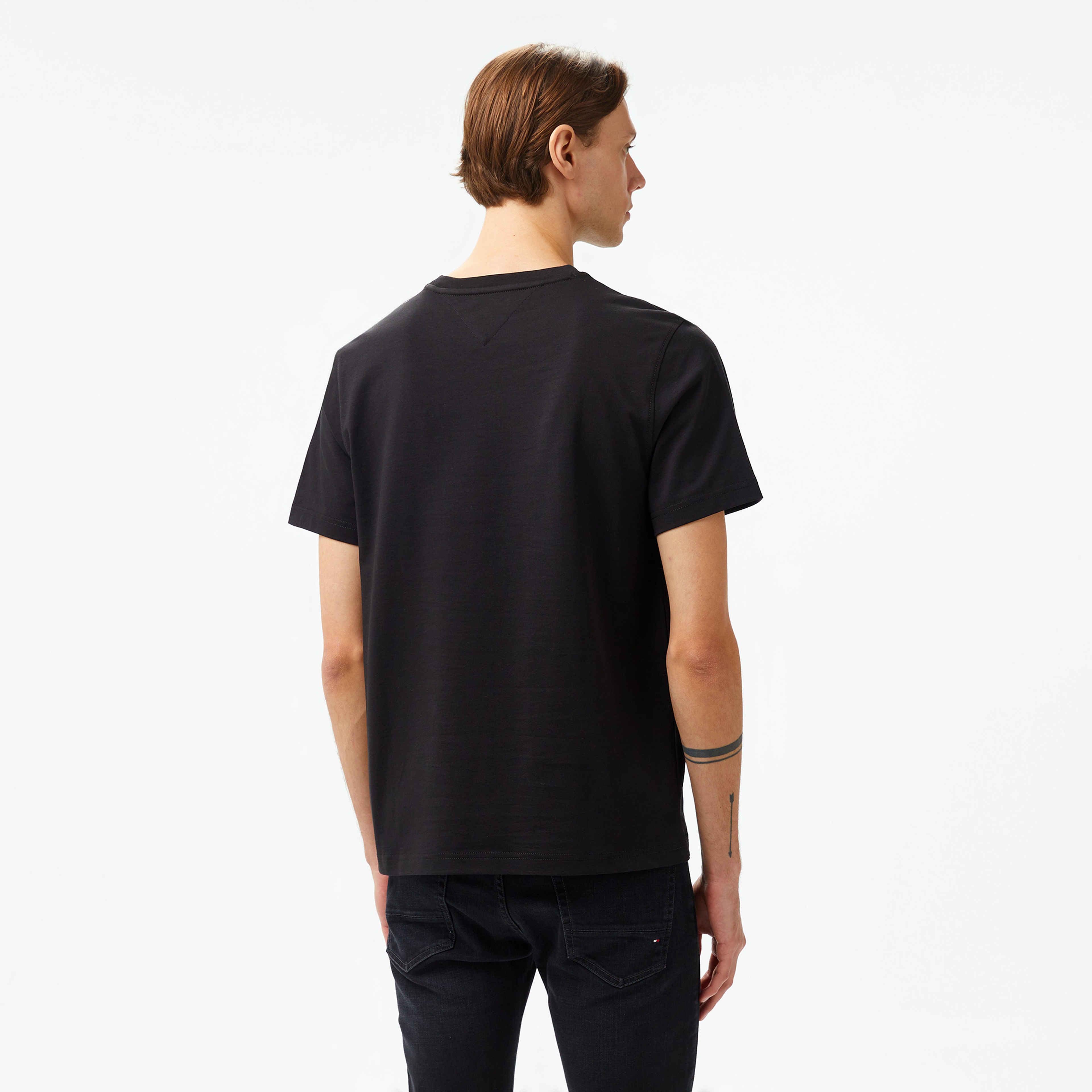 Tommy Hilfiger Erkek Siyah T-Shirt