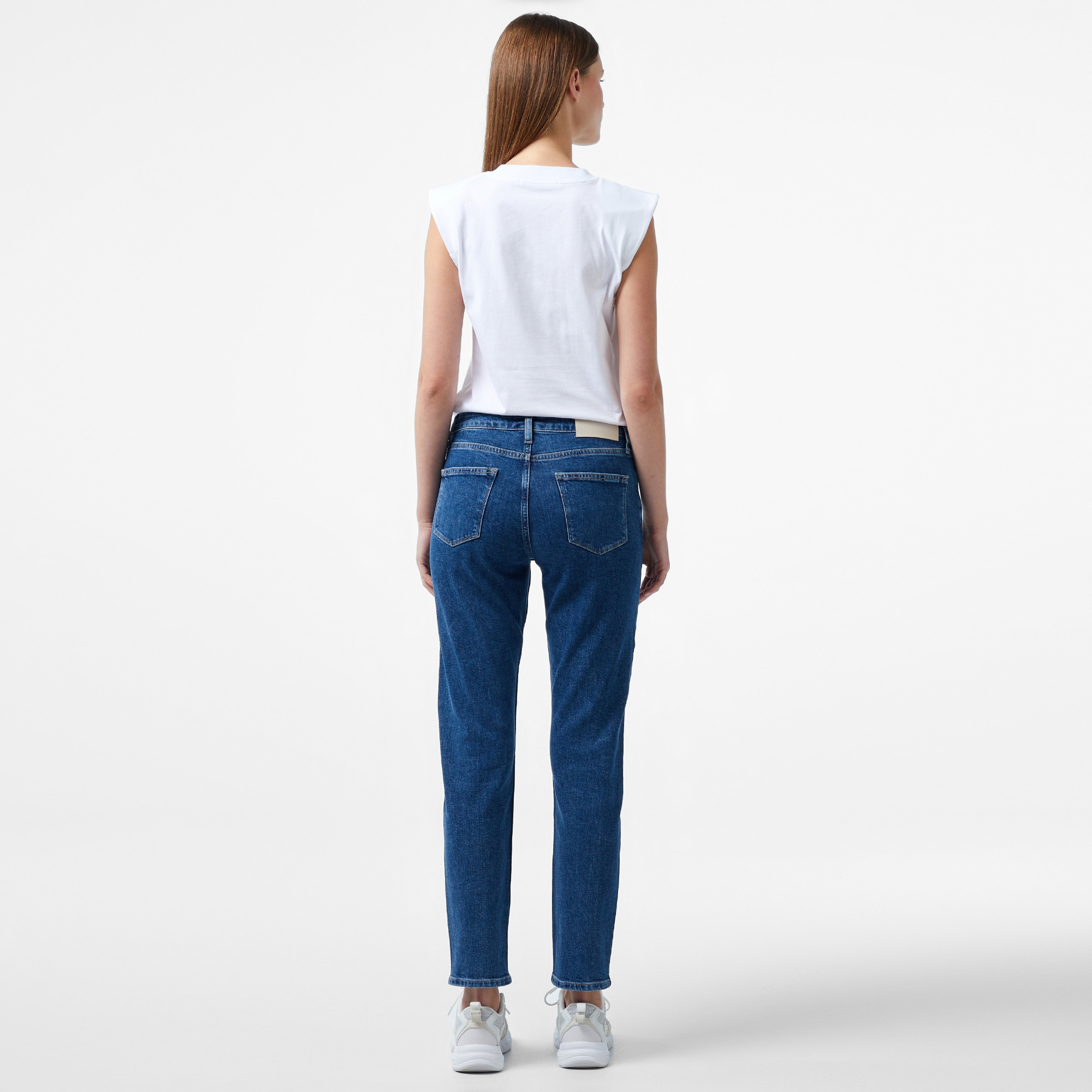 Calvin Klein Kadın Mavi Jean