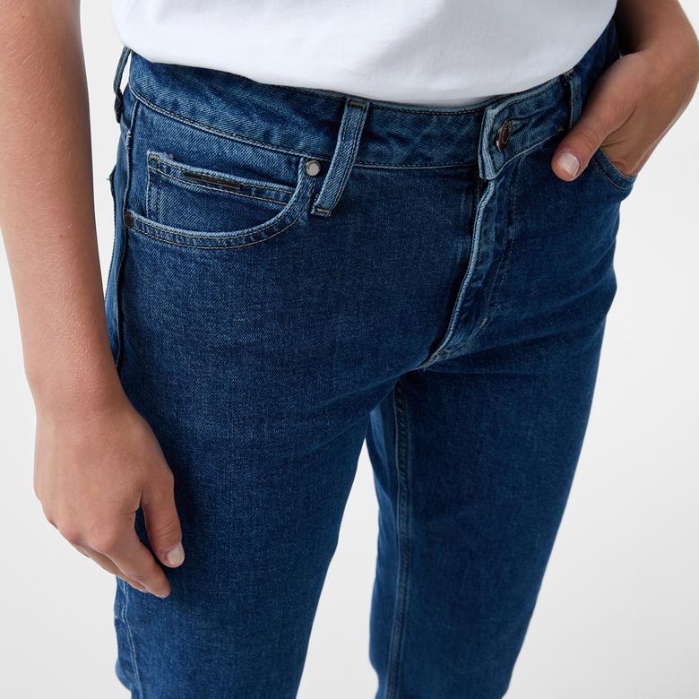 Calvin Klein Kadın Mavi Jean