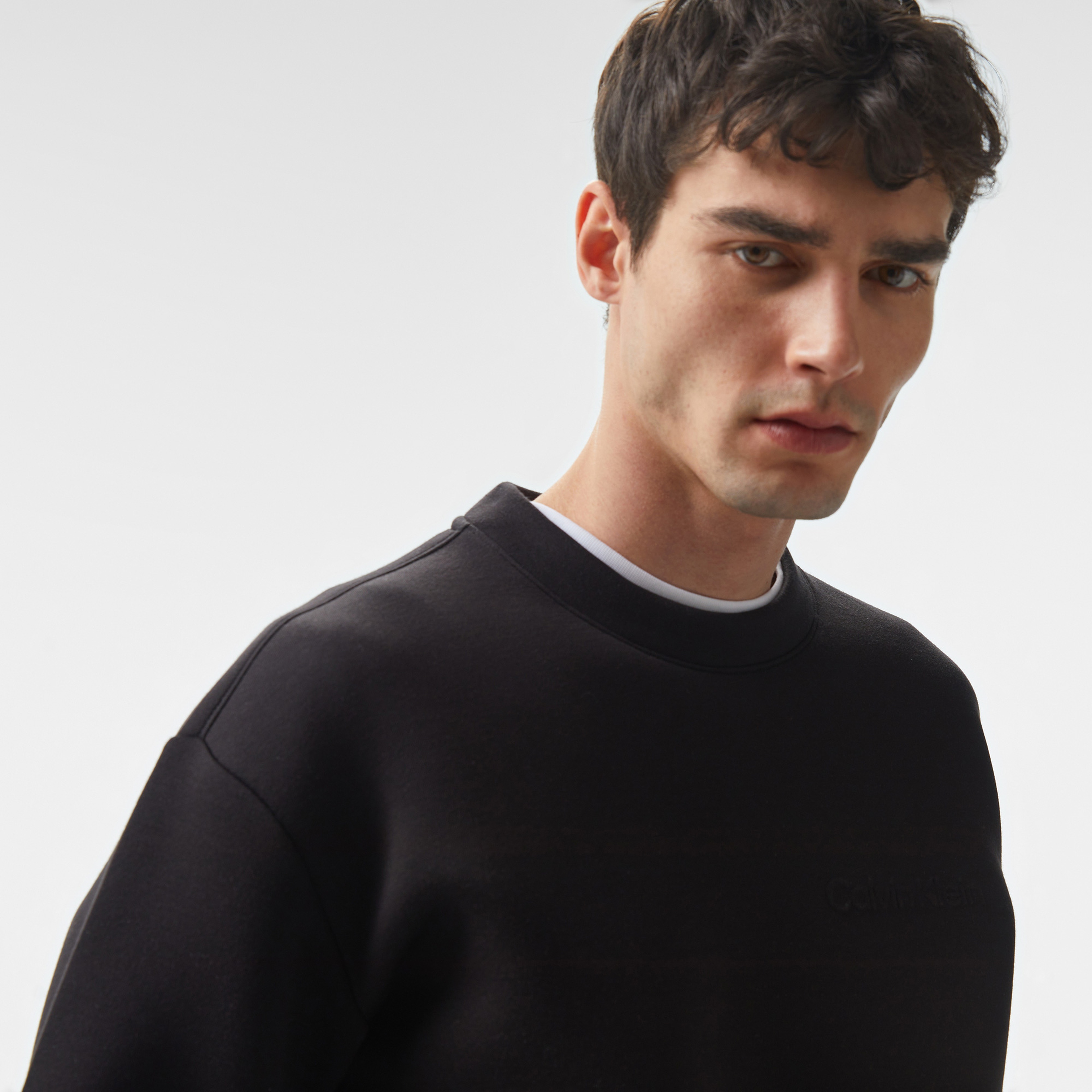 Calvin Klein Erkek Siyah Sweatshirt