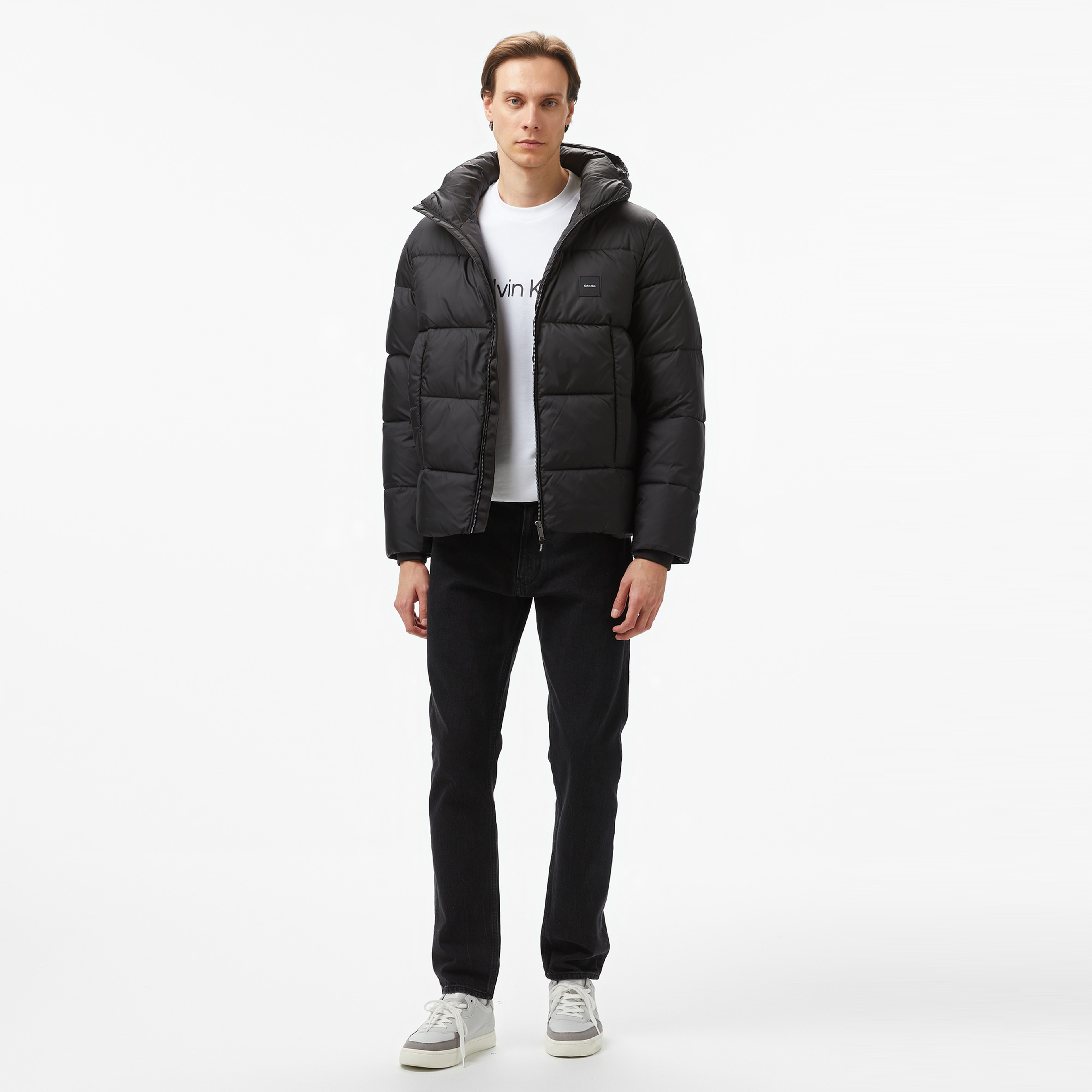 Calvin Klein Erkek Siyah Mont