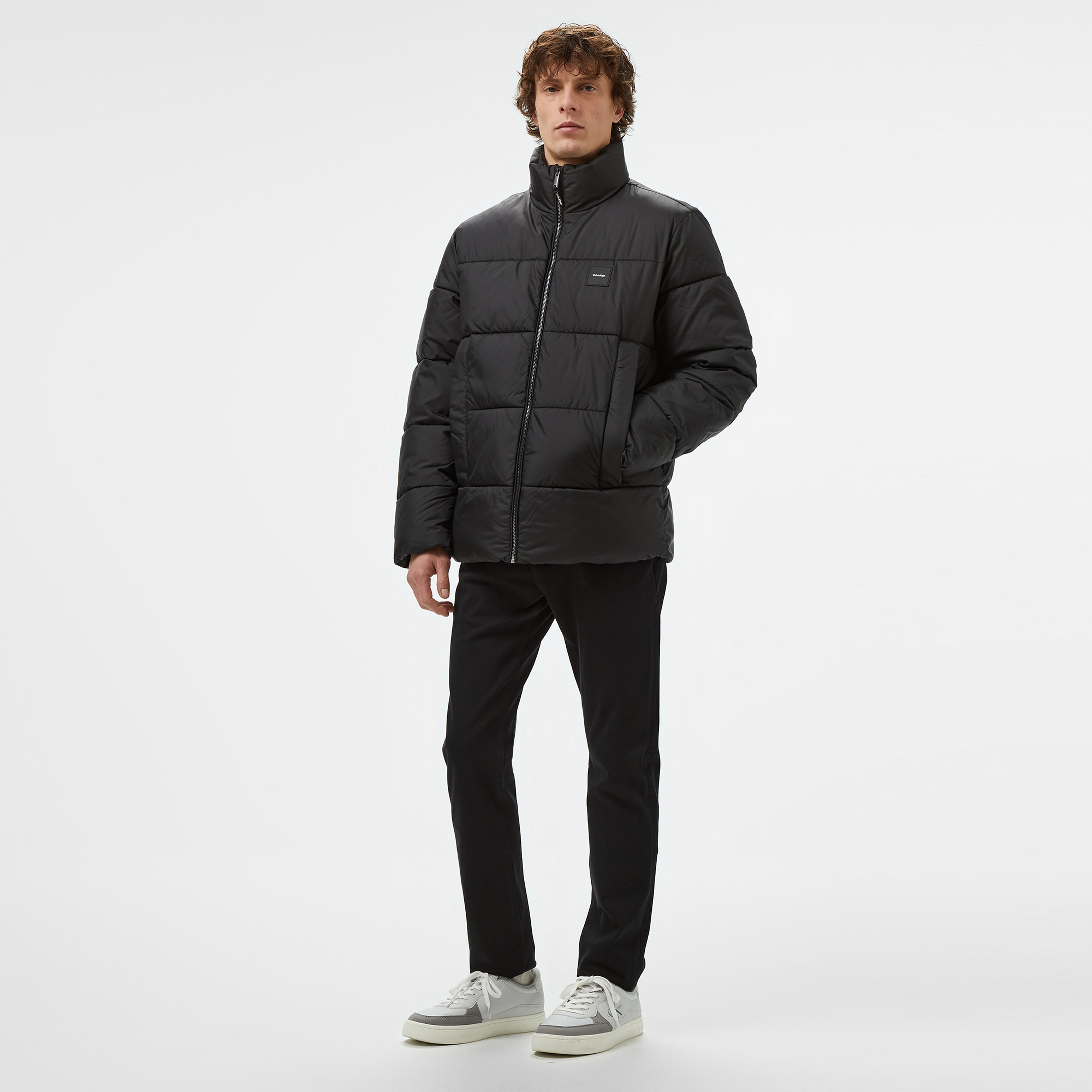 Calvin Klein Erkek Siyah Mont