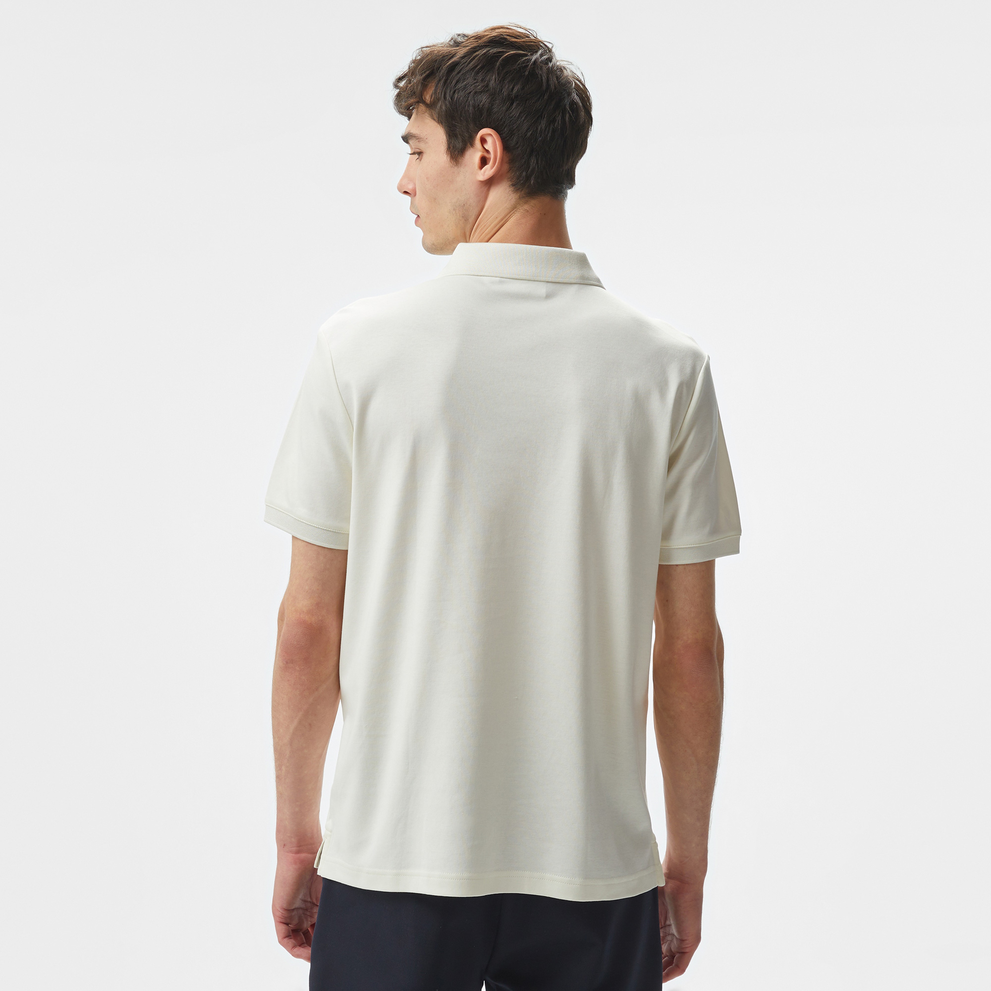 Calvin Klein Erkek Beyaz Polo