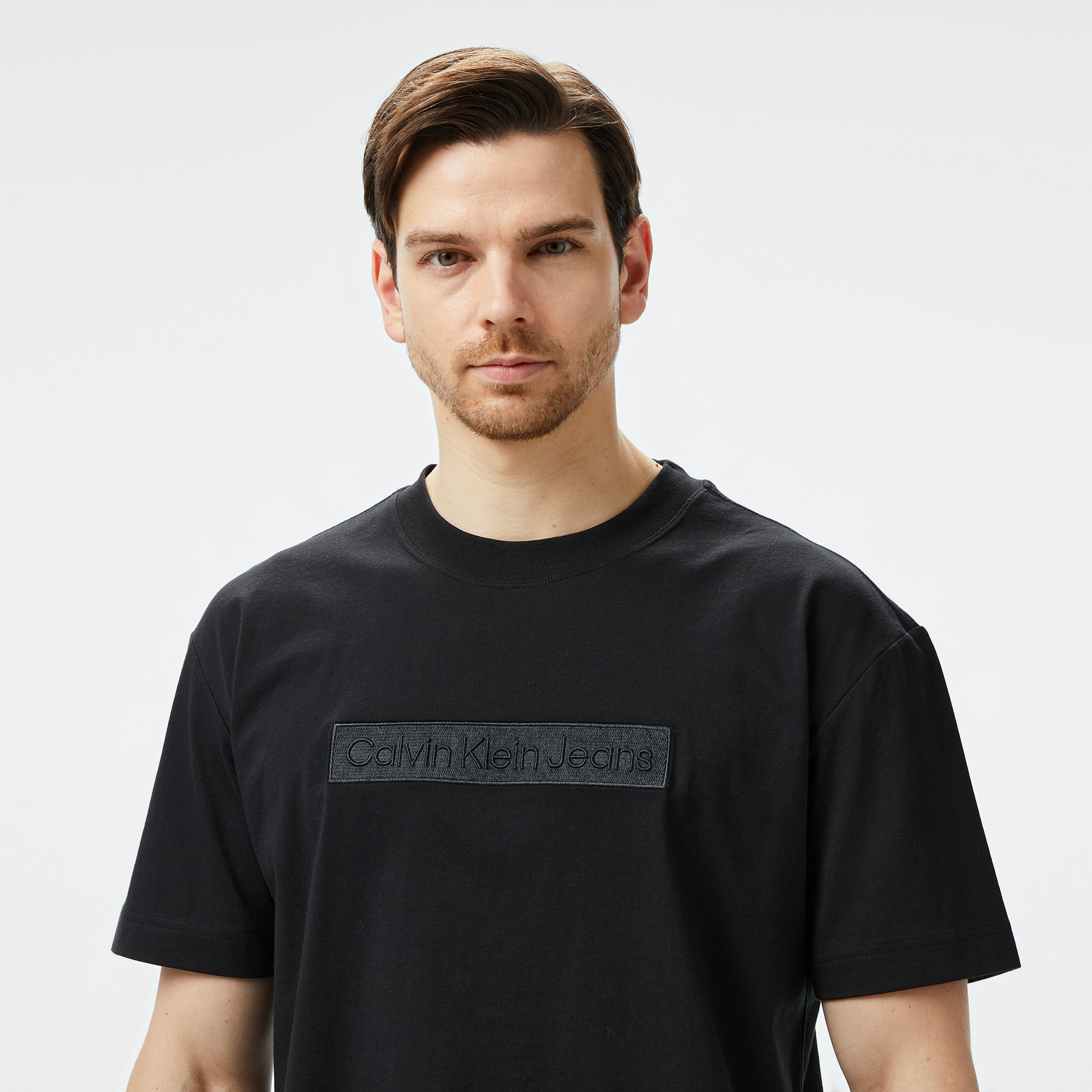 Calvin Klein Jeans Erkek Siyah T-Shirt