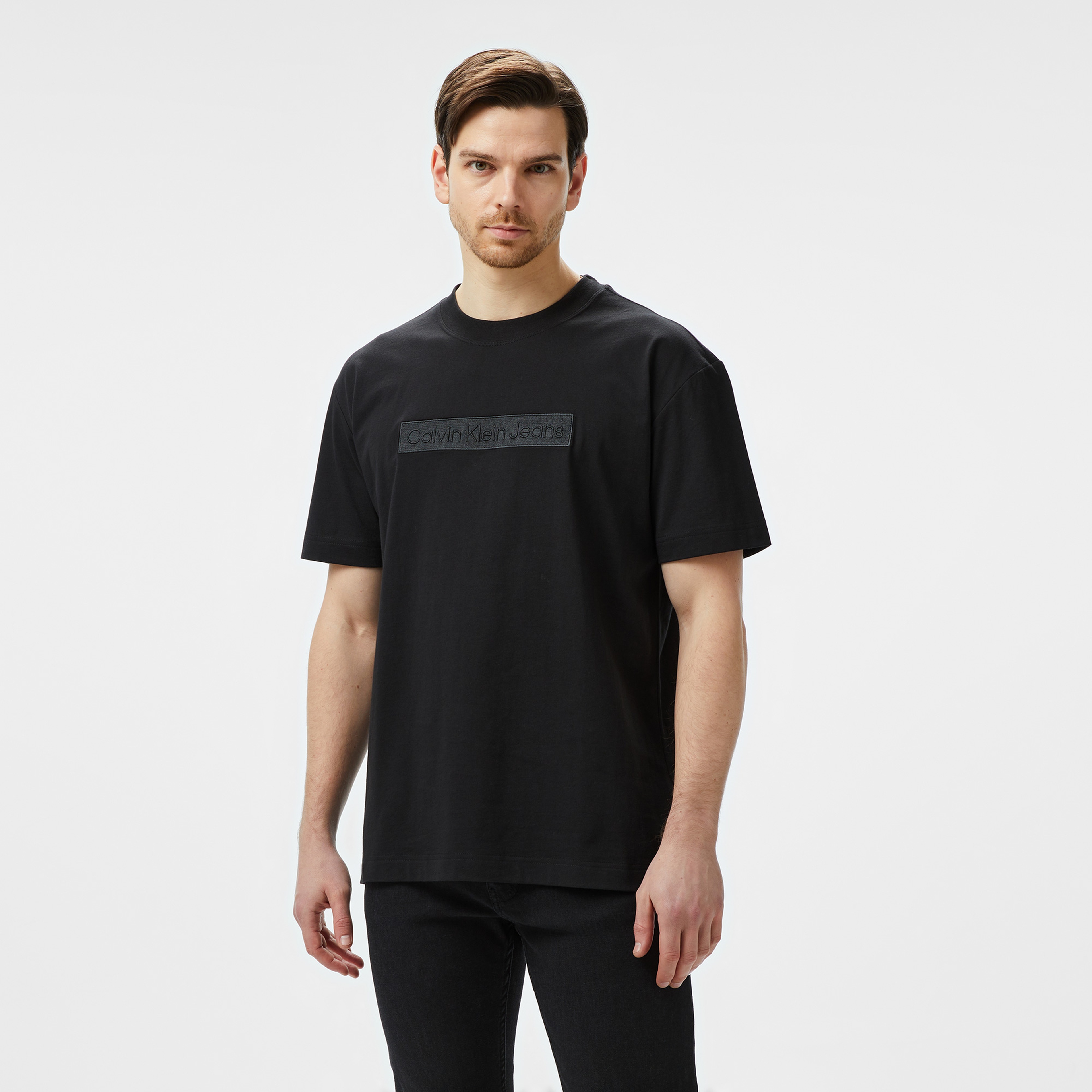 Calvin Klein Jeans Erkek Siyah T-Shirt
