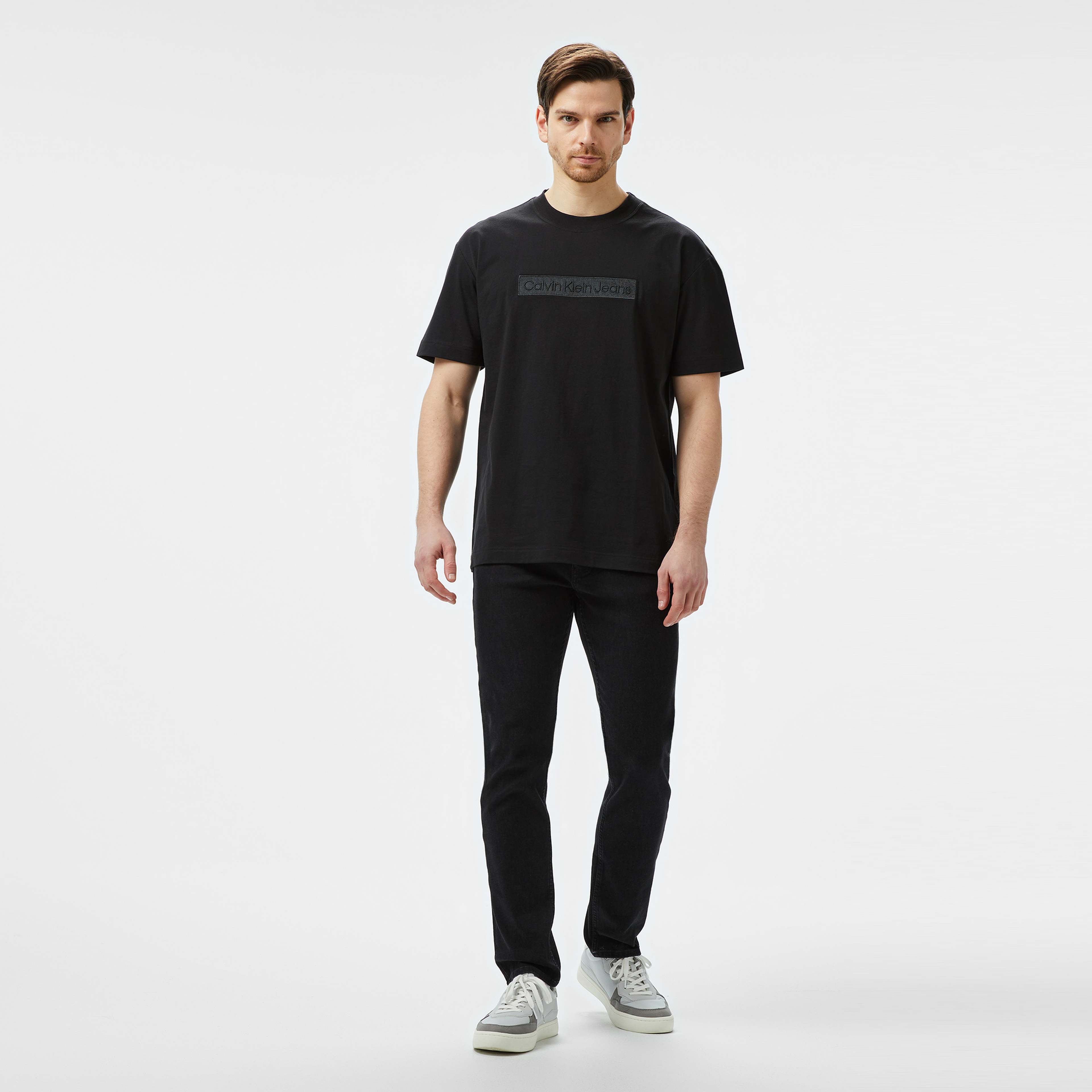 Calvin Klein Jeans Erkek Siyah T-Shirt