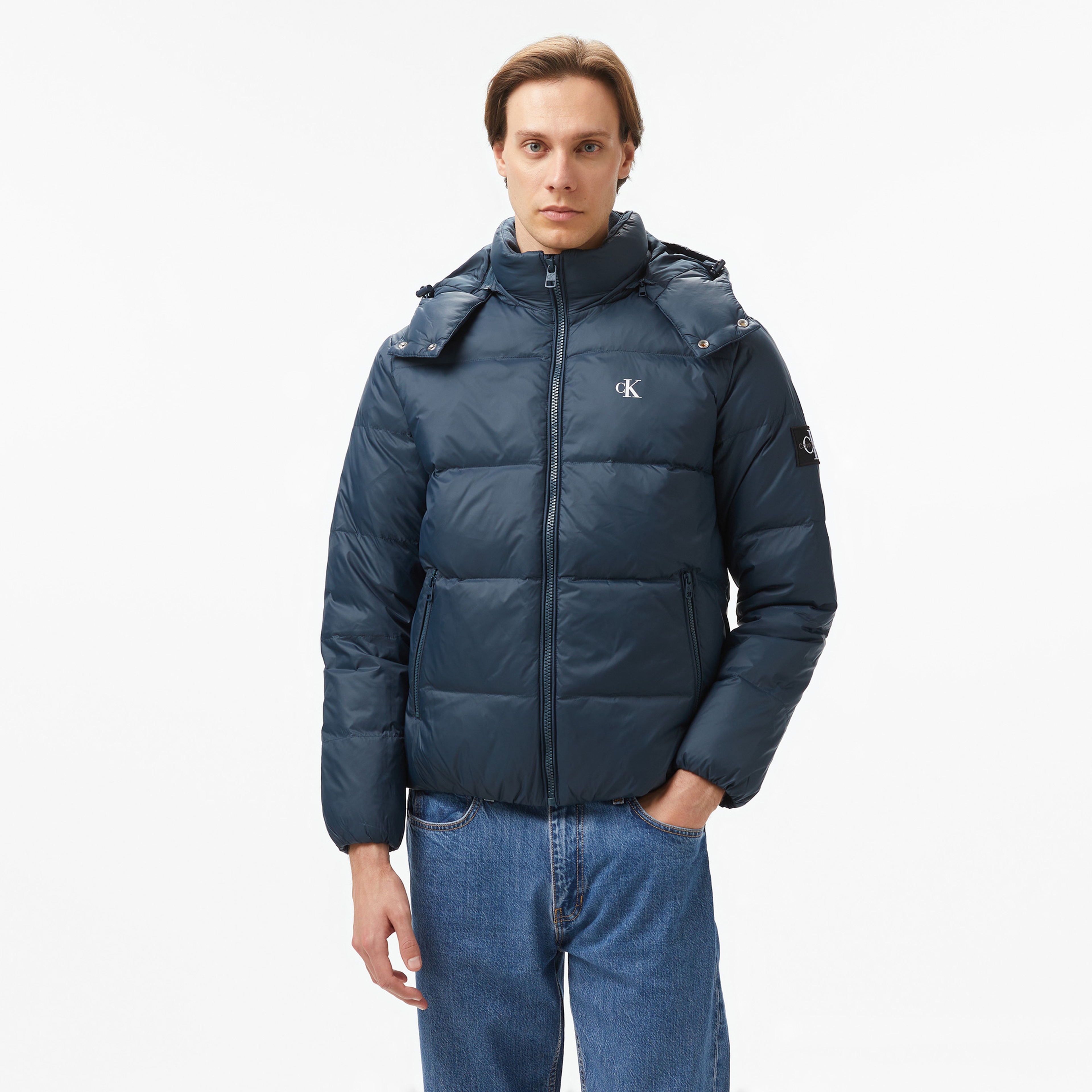 Calvin Klein Jeans Erkek Mavi Mont