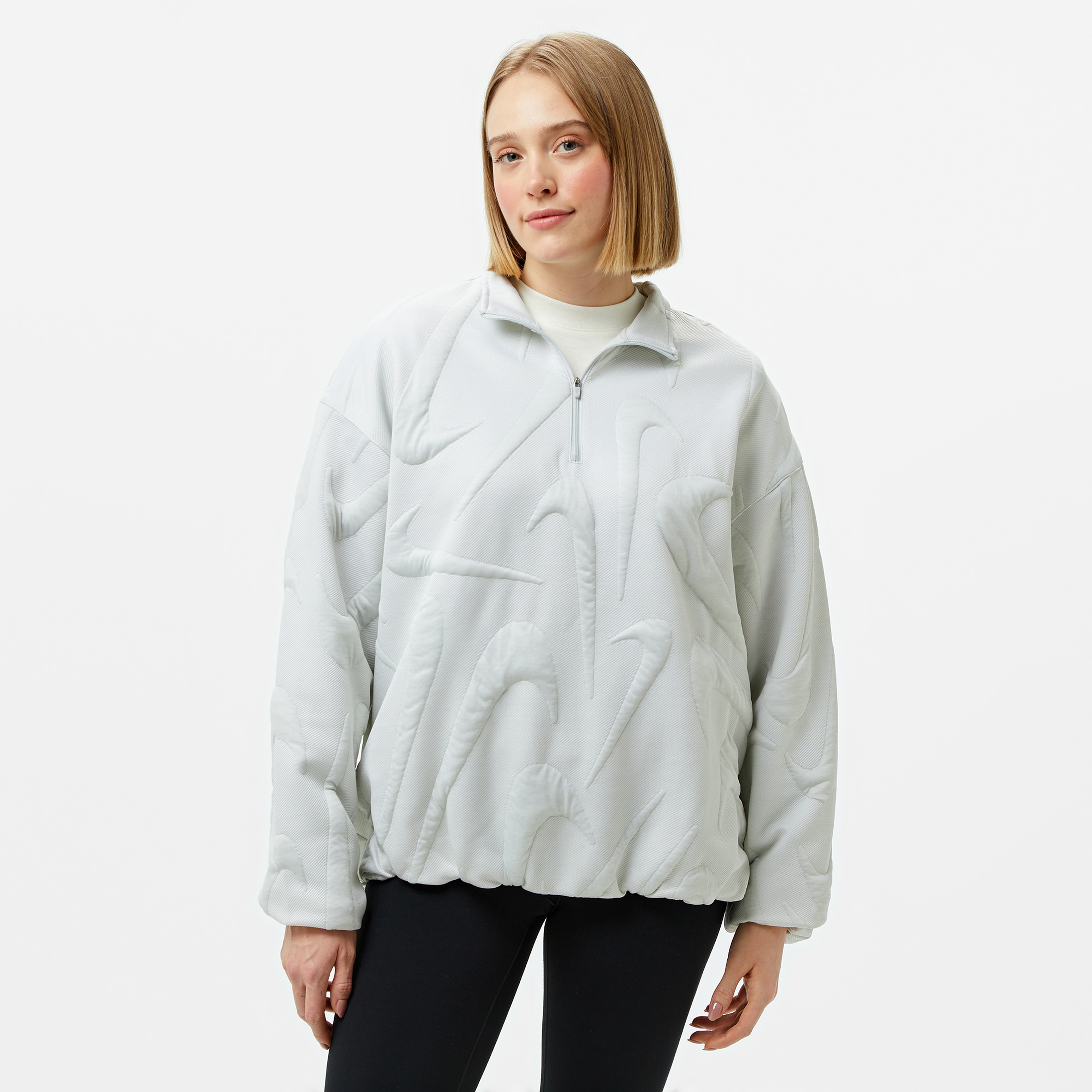 Nike Sportswear Collection Kadın Gri Sweatshirt