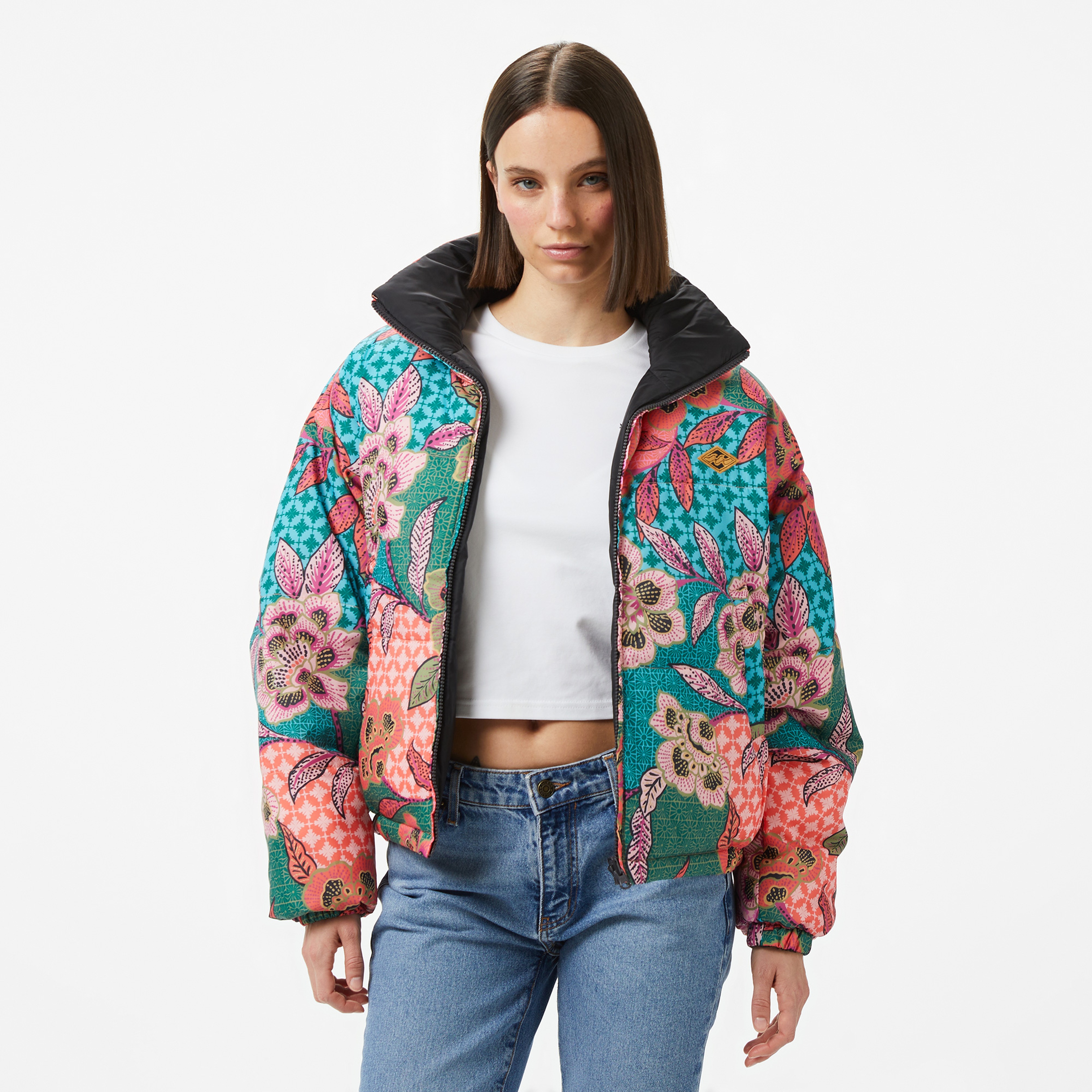 Billabong Cozy Puffer Kadın Siyah Ceket