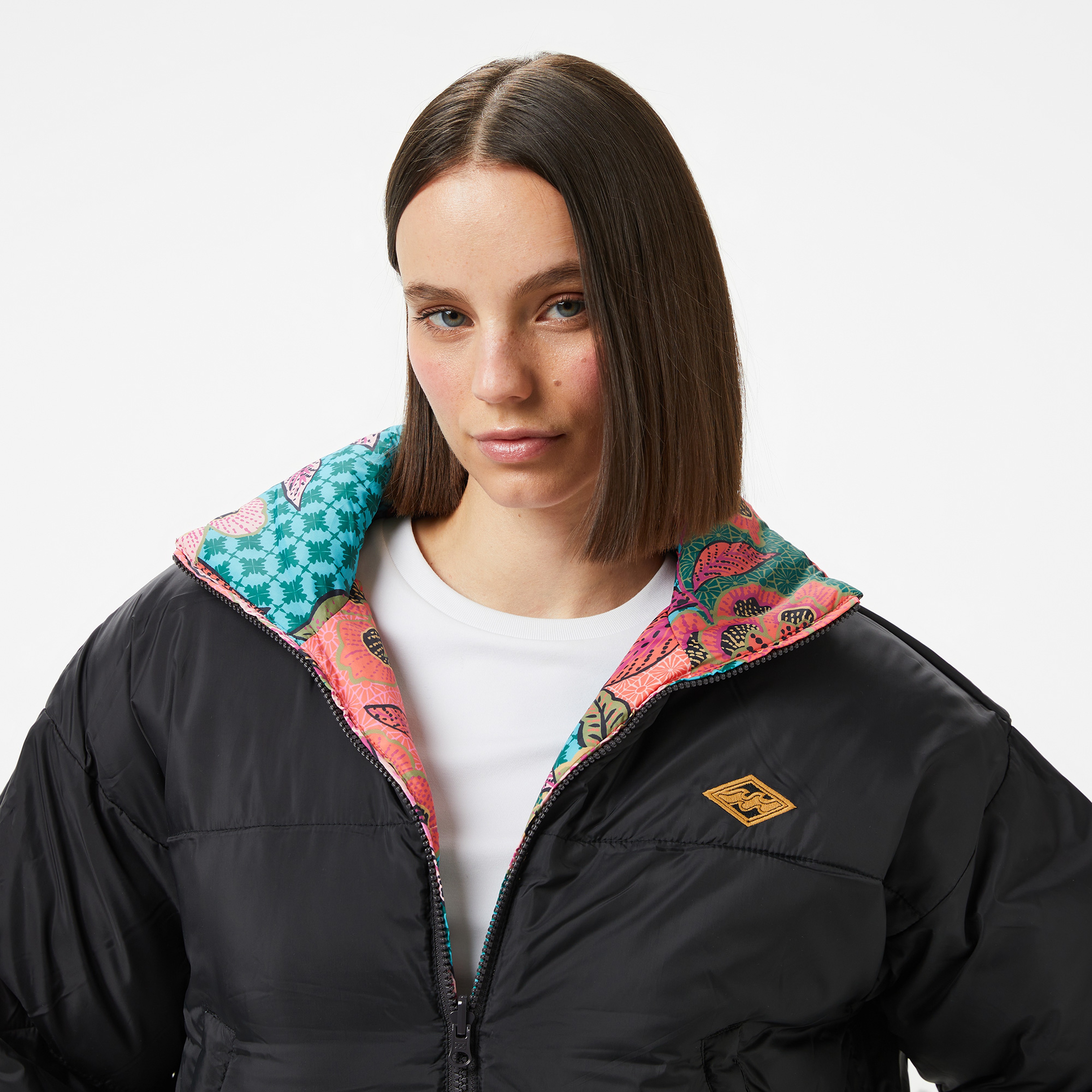 Billabong Cozy Puffer Kadın Siyah Ceket
