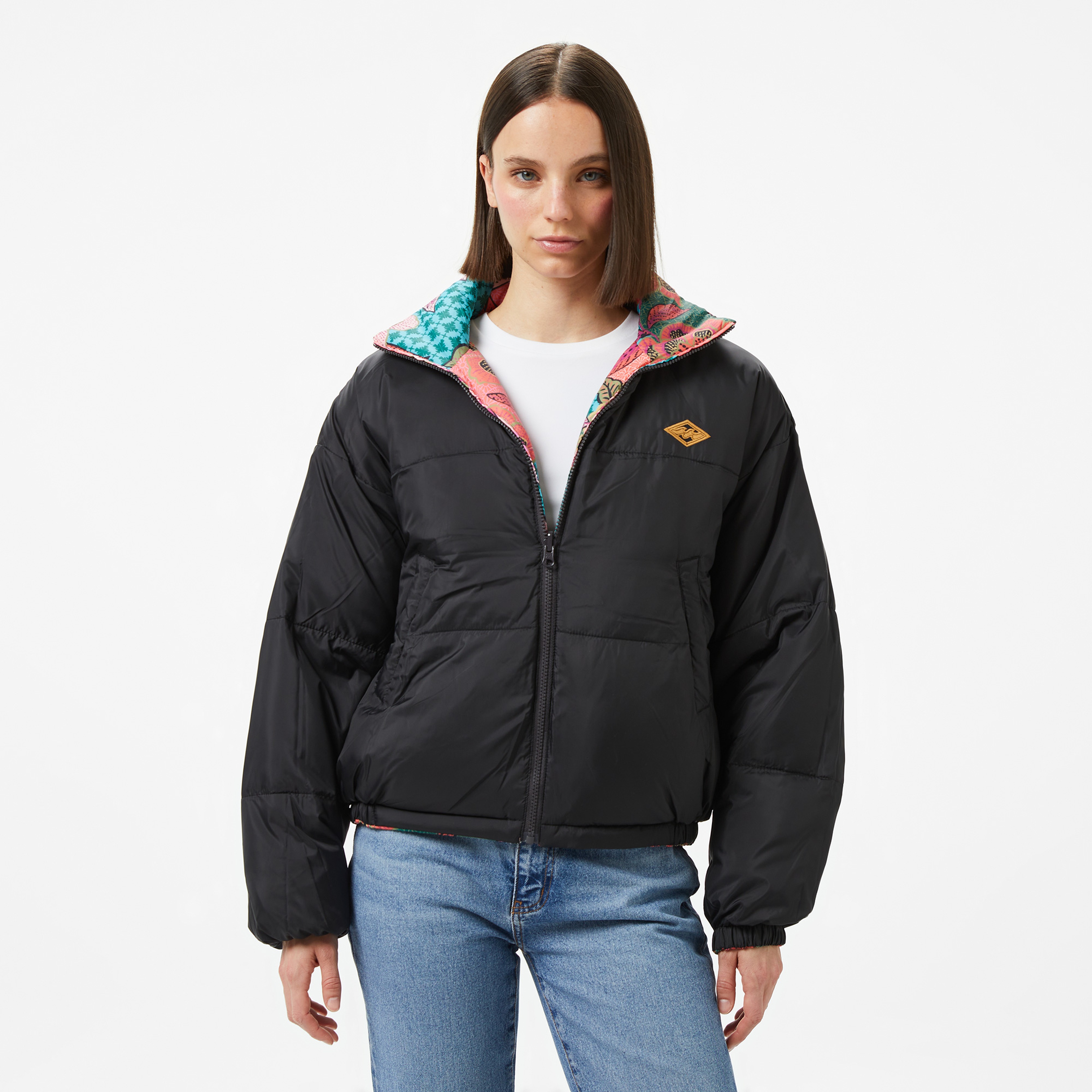 Billabong Cozy Puffer Kadın Siyah Ceket