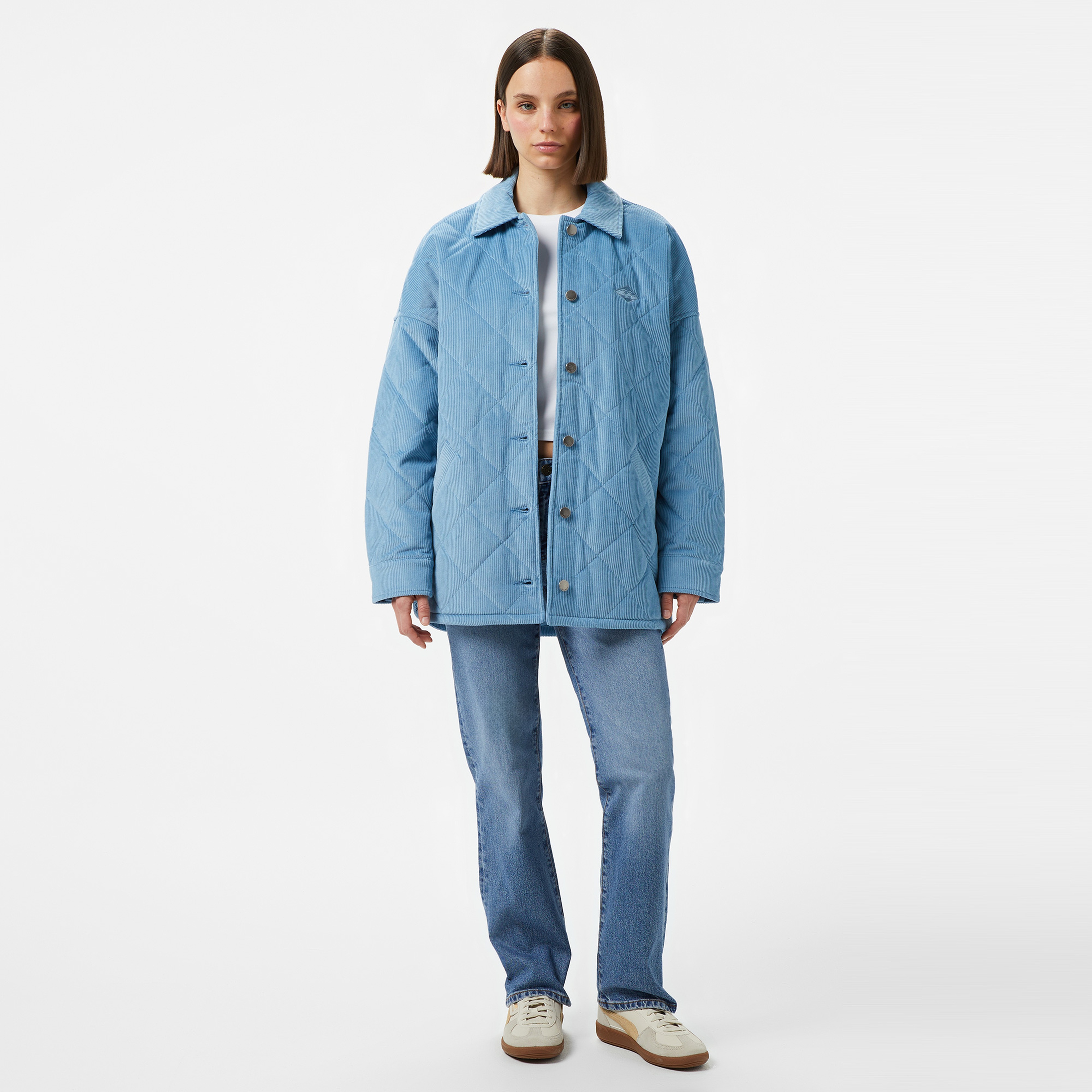 Billabong Go To Cord Kadın Siyah Ceket