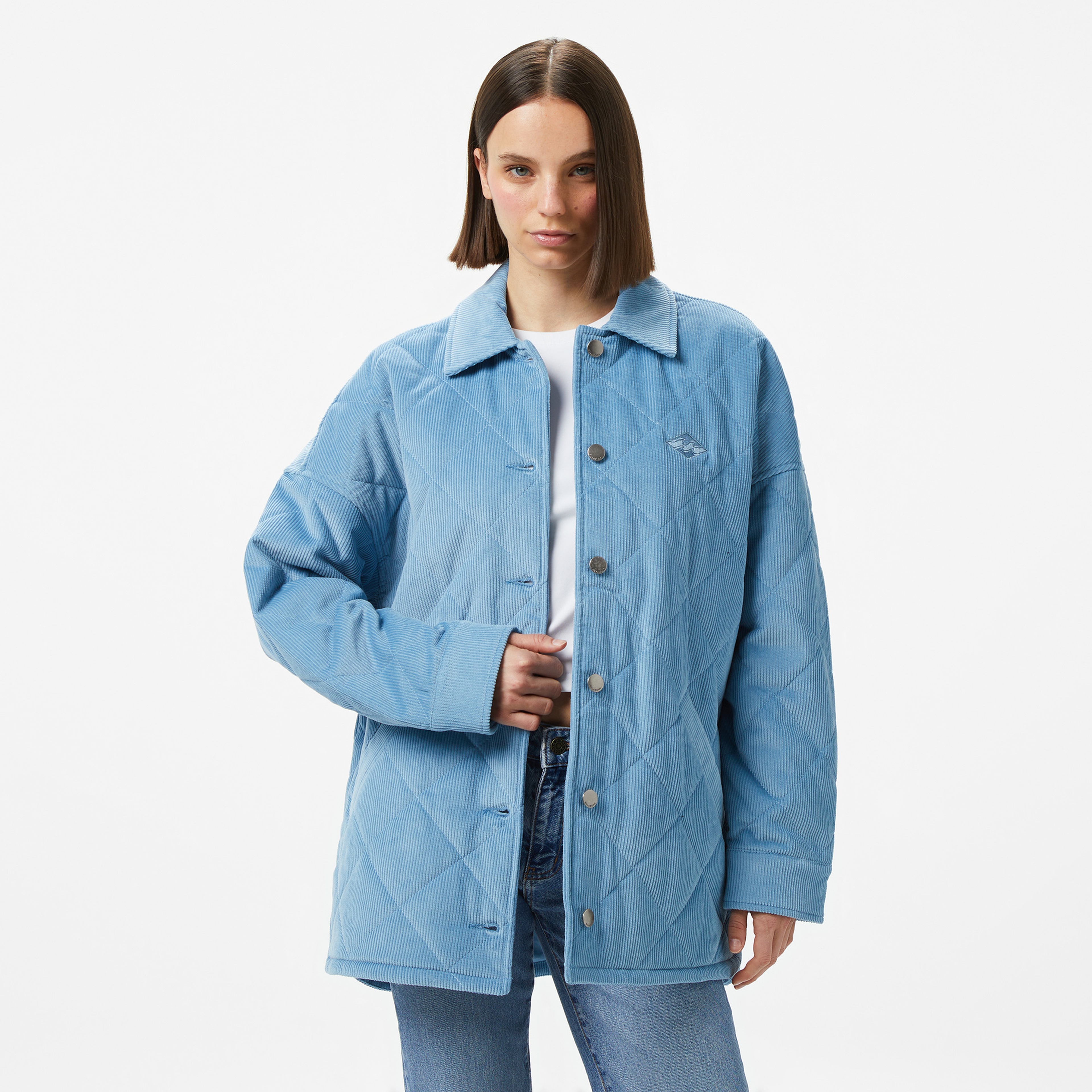 Billabong Go To Cord Kadın Siyah Ceket