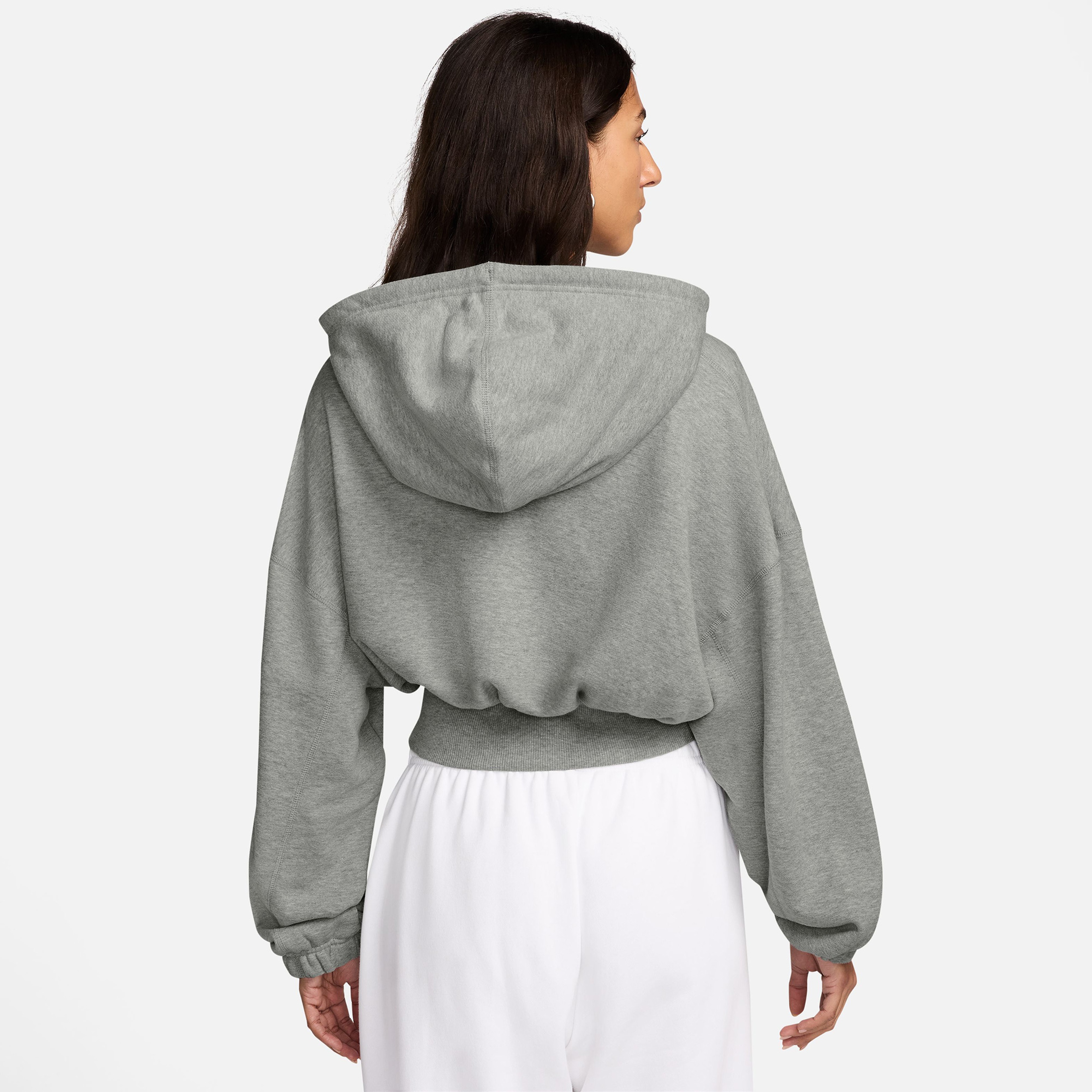 Nike Sportswear Kadın Gri Kapüşonlu Sweatshirt