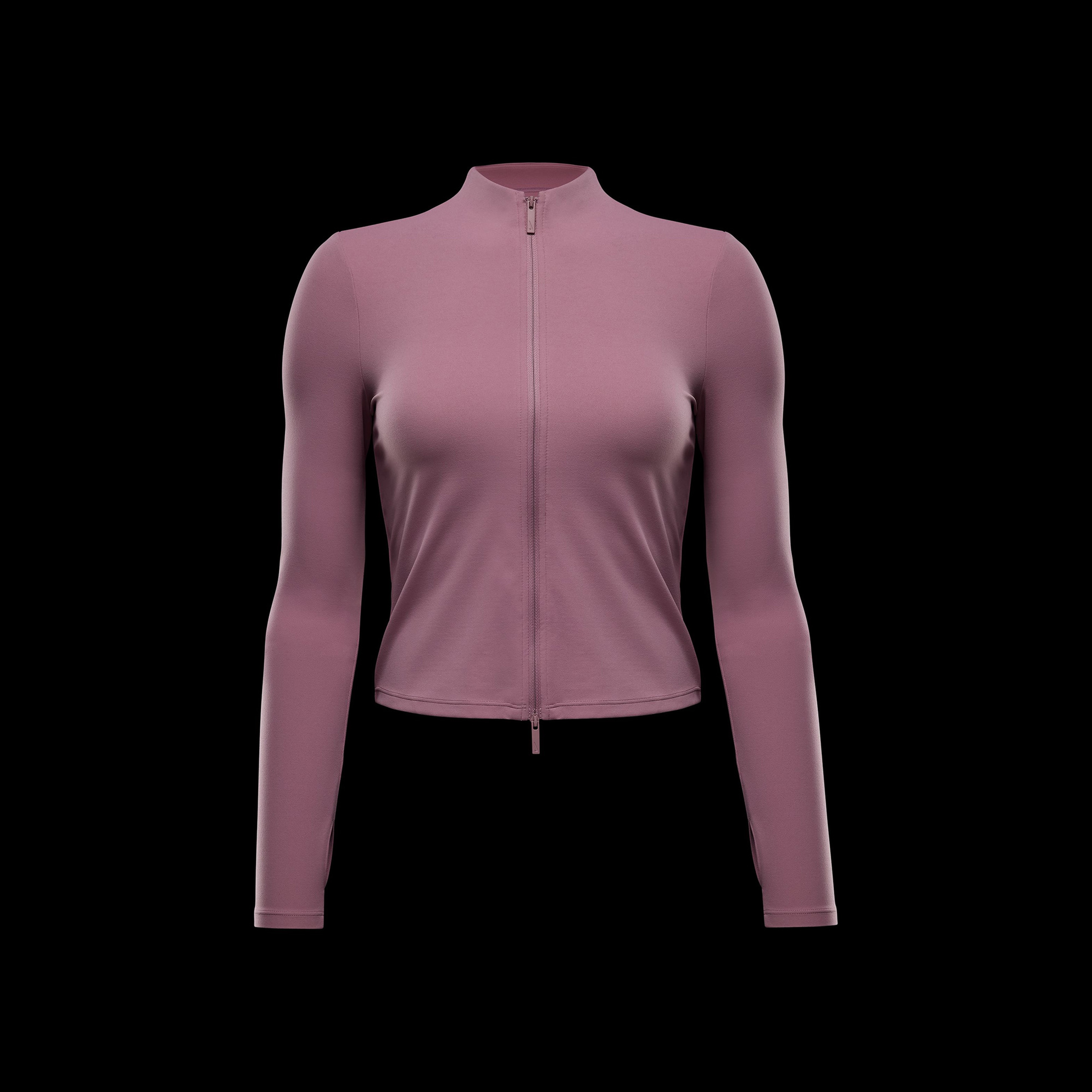 Nike Dri-Fit Zenvy Kadın Mor Uzun Kollu T-Shirt