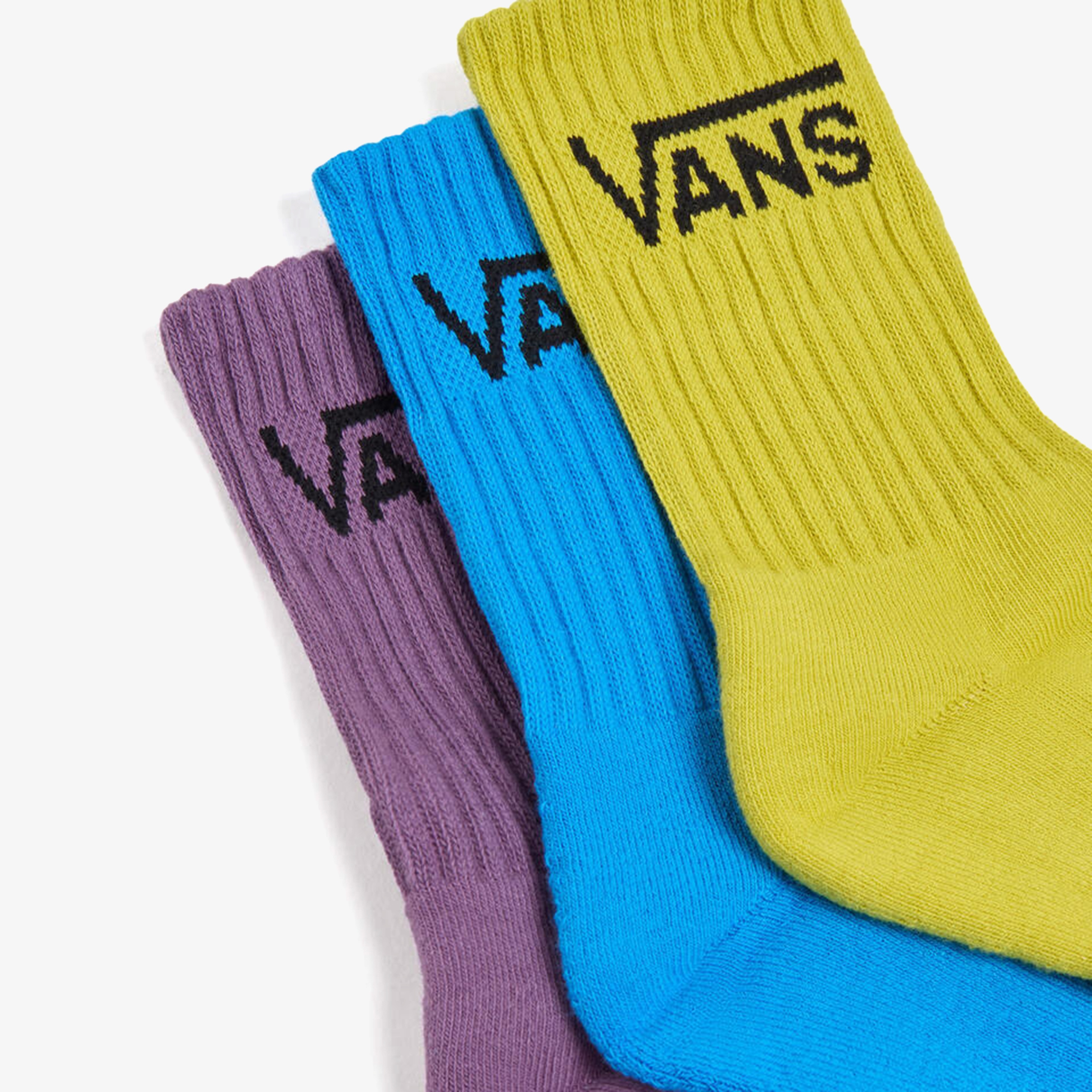 Vans Wm Classic Crew Wmns 6.5-10 3Pk Kadın Gri Çorap