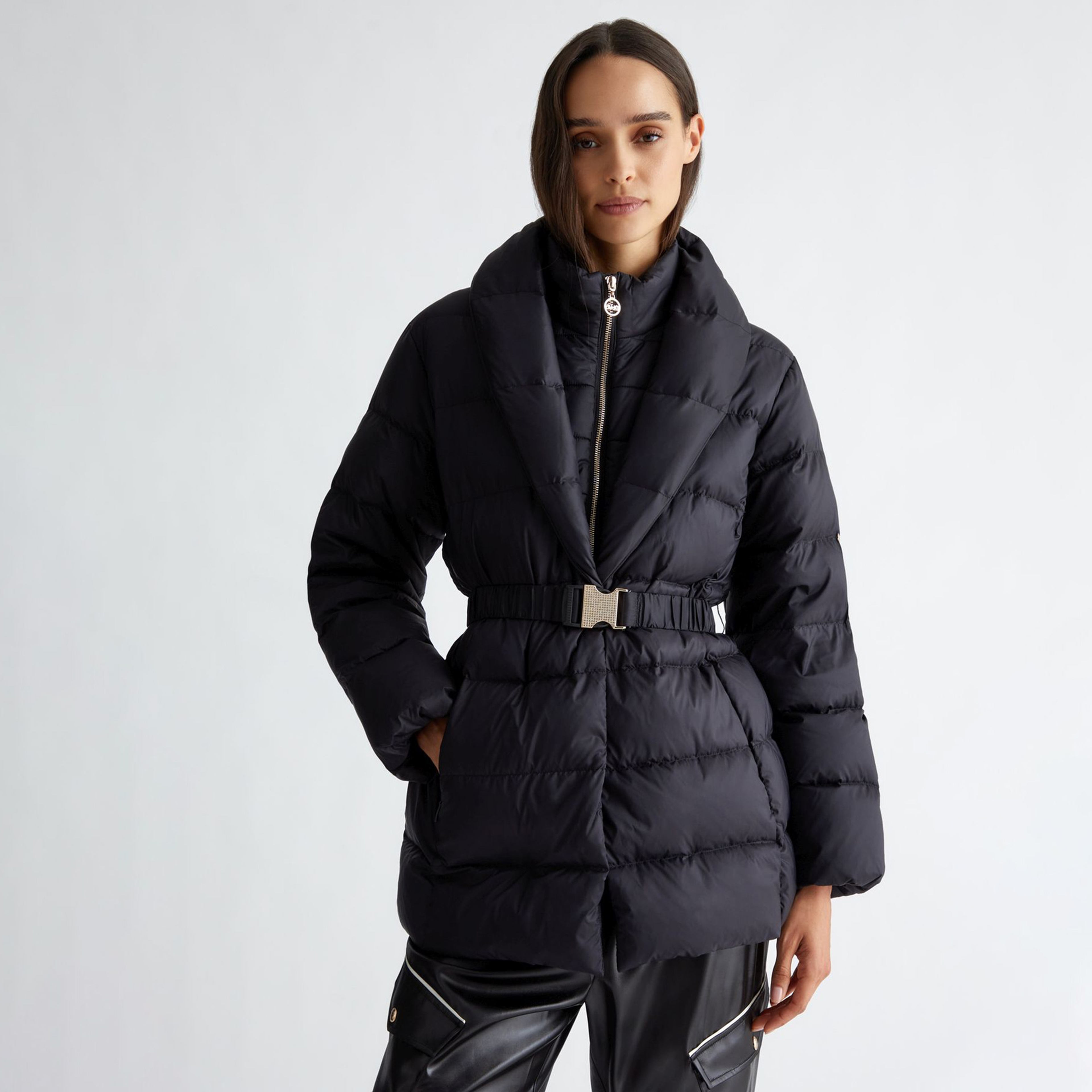 Liu Jo Kadın Siyah Mont