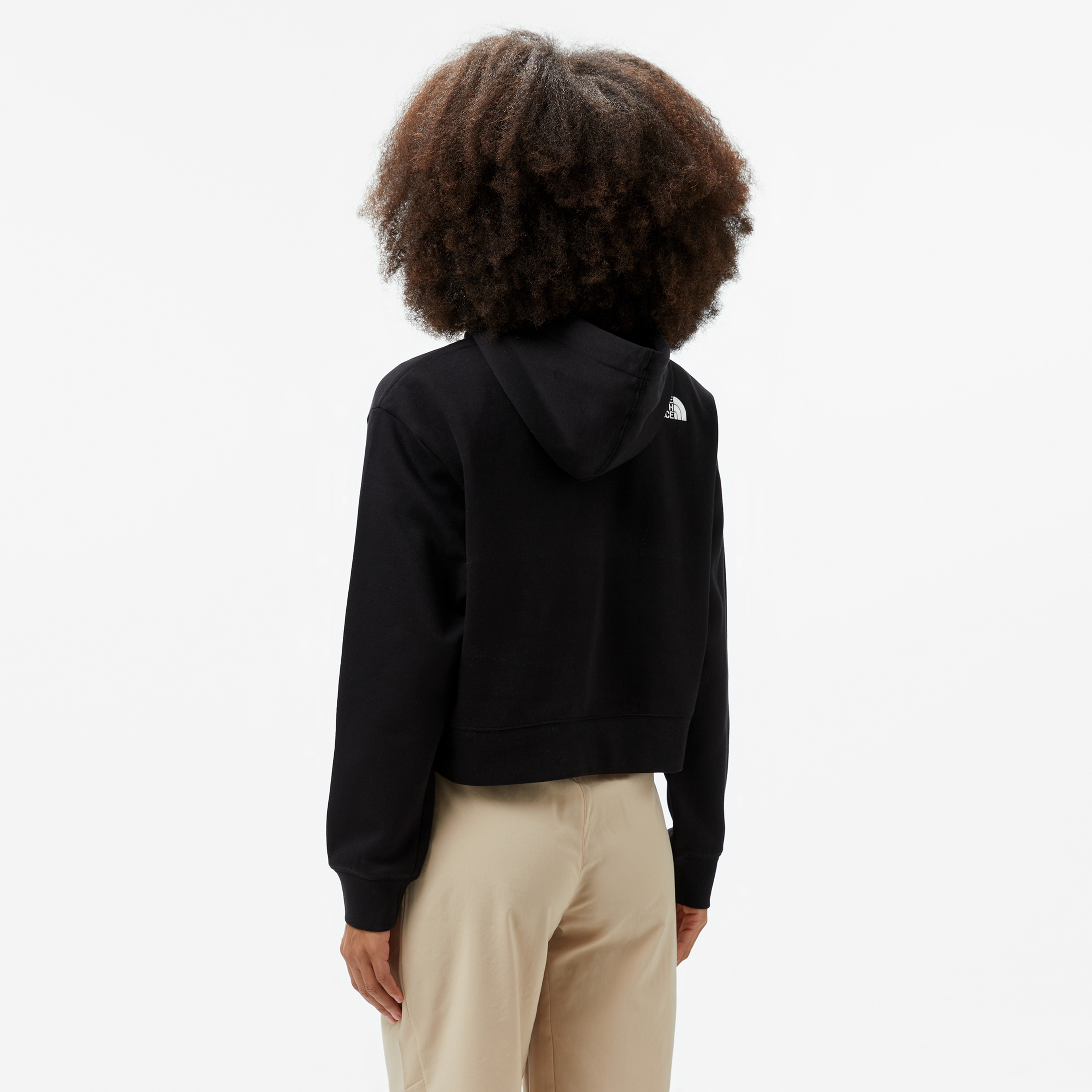 The North Face Essential Crop Kadın Siyah Sweatshirt