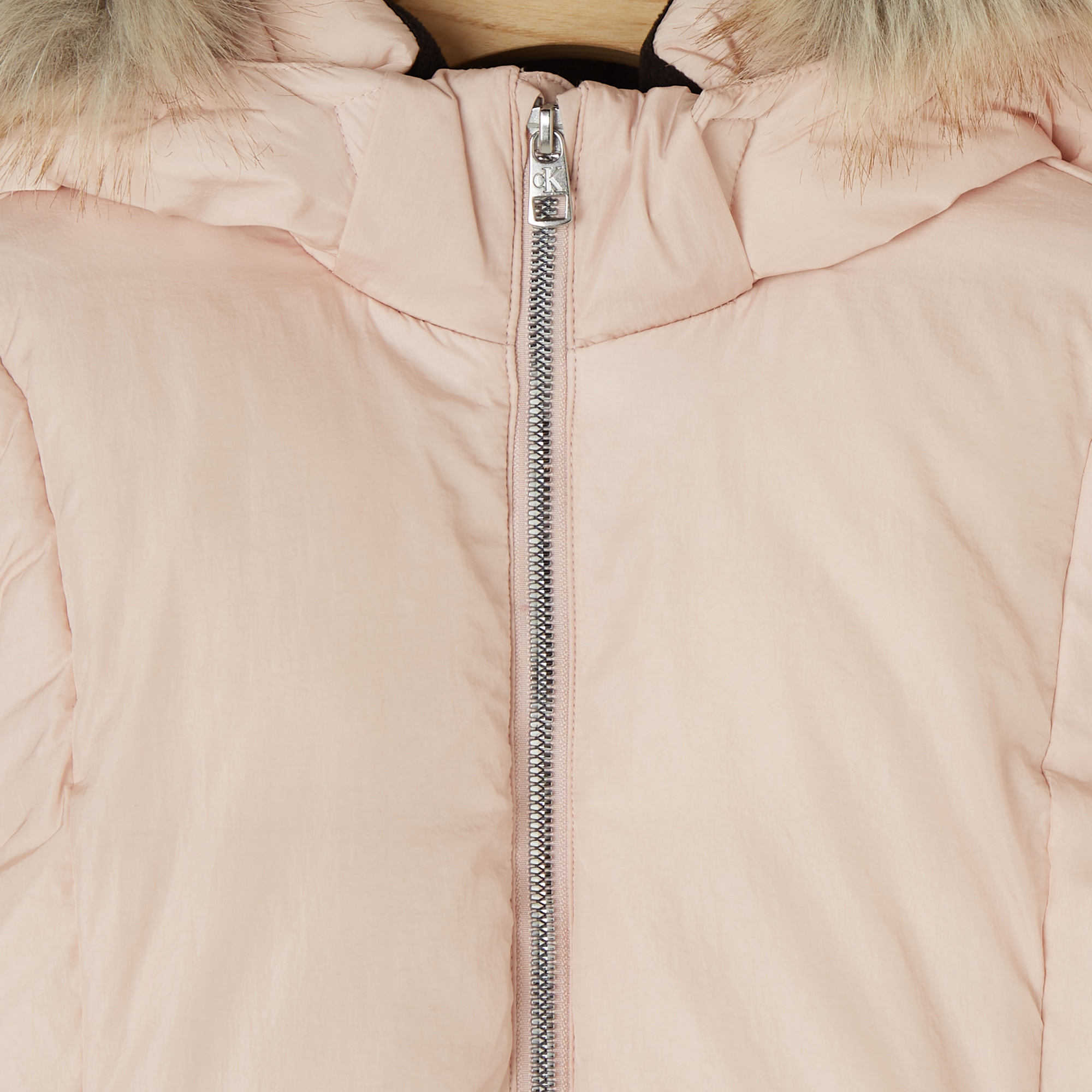 Calvin Klein Jeans Classic Belted Fur Çocuk Pembe Mont