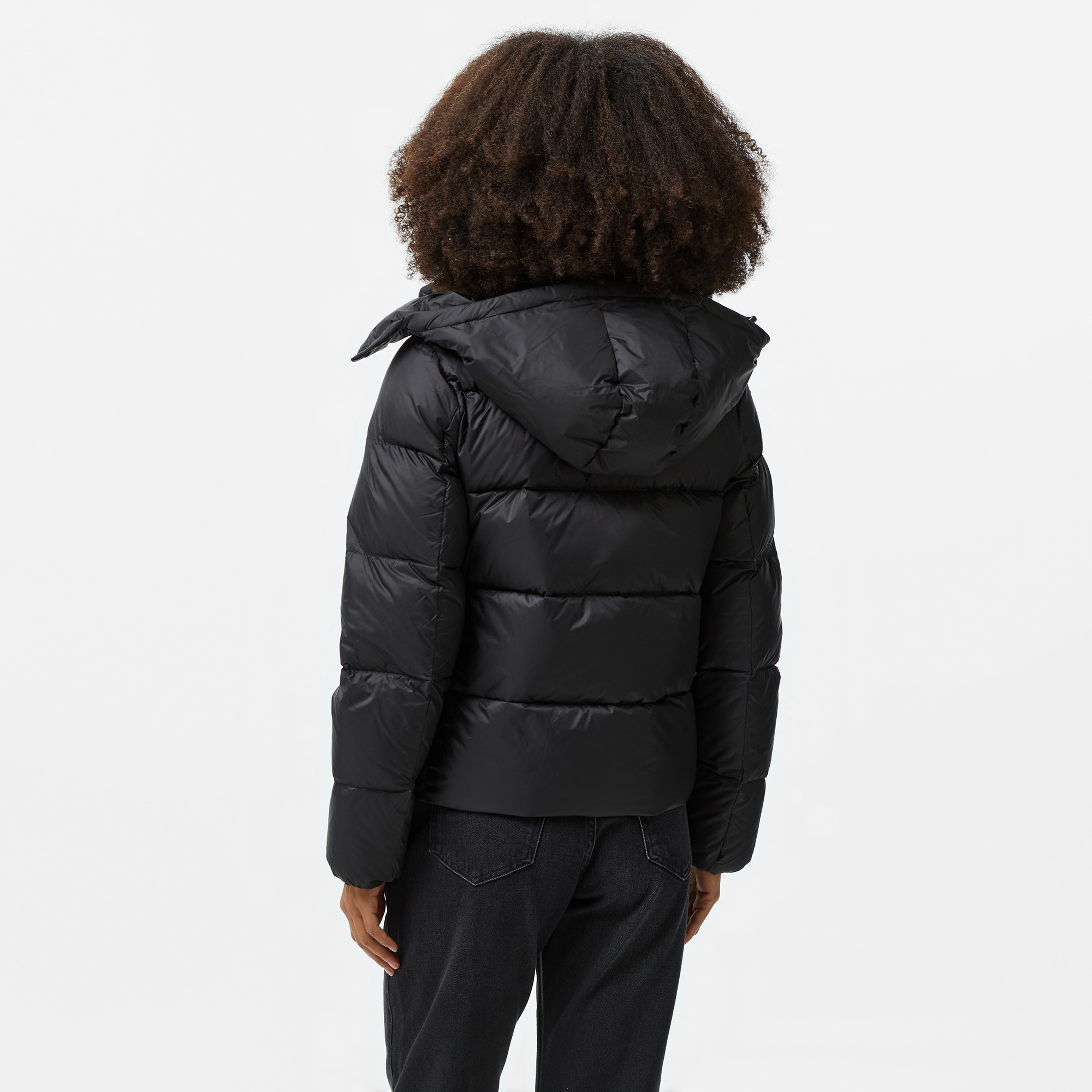 Calvin Klein Jeans Down Short Puffer Kadın Siyah Mont
