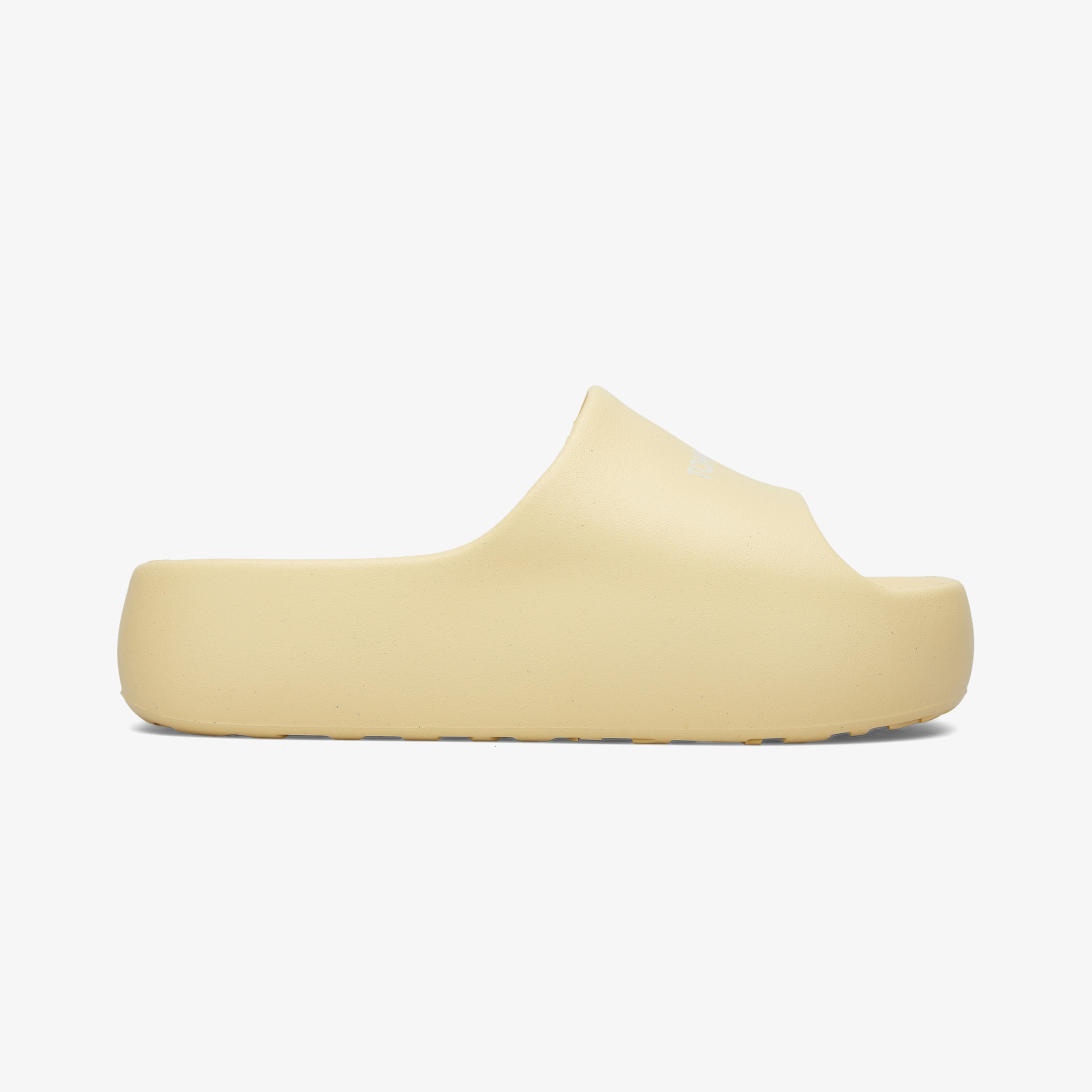 Tommy Jeans Chunky Flatform Slide Kadın Sarı Terlik